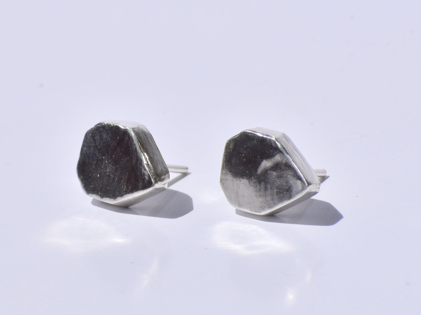 Earrings, Studs, Silver Earrings, Pear Earrings, Handmade Earrings, Drop Earrings, Tiny Silver Earrings, Silver Leaf Earrings, Gift For Her