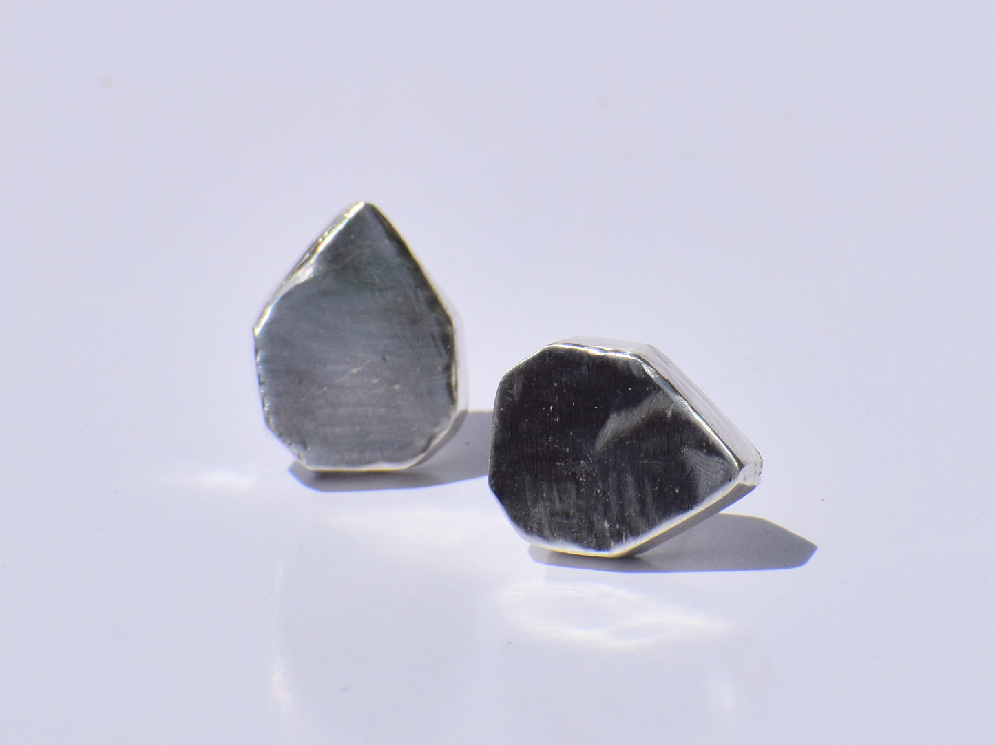 Earrings, Studs, Silver Earrings, Pear Earrings, Handmade Earrings, Drop Earrings, Tiny Silver Earrings, Silver Leaf Earrings, Gift For Her