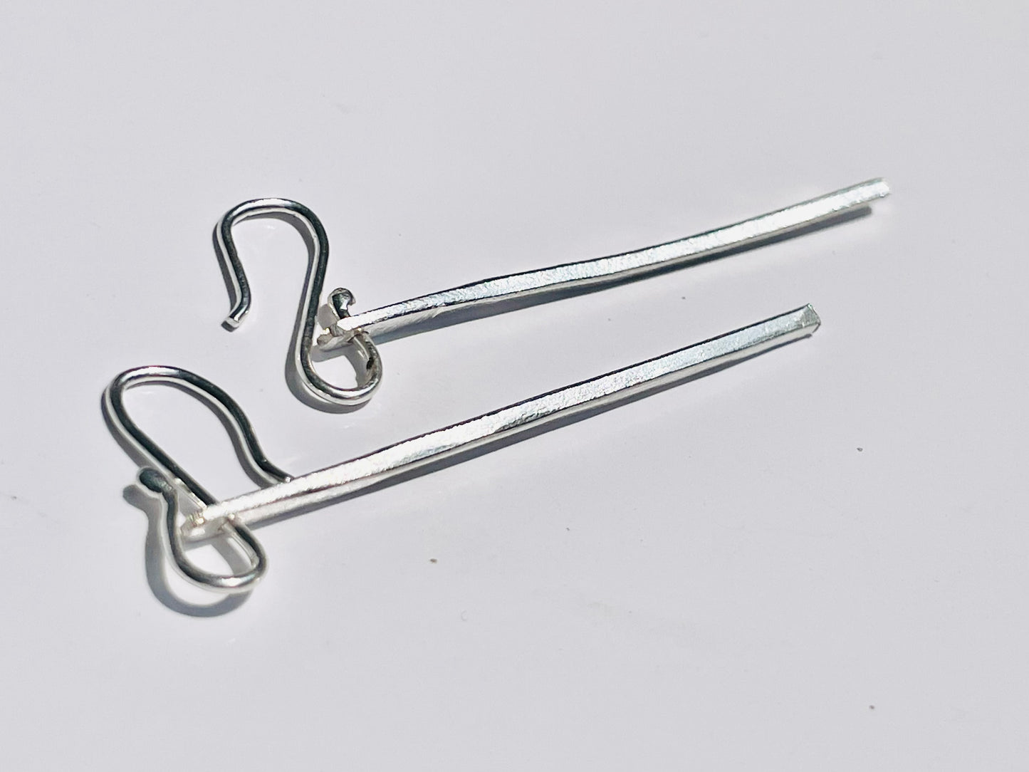 Bar Earrings, 925 Sterling Silver Earring, Dangle Earrings, Line Earring, Gift For Her, Bohomian Jewelry, Handmade Jewelry, Silver Jewelry