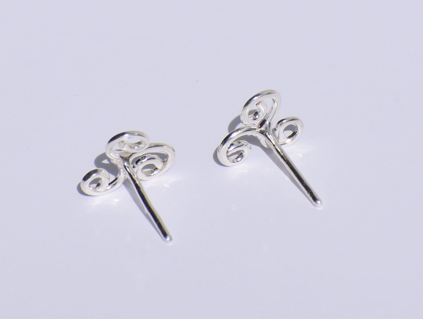 Spiral Earrings Studs, Silver Earrings Studs, Handmade Studs Earrings, Women Accessories, Party Wear Studs, Anniversary Gift, Gift For Women