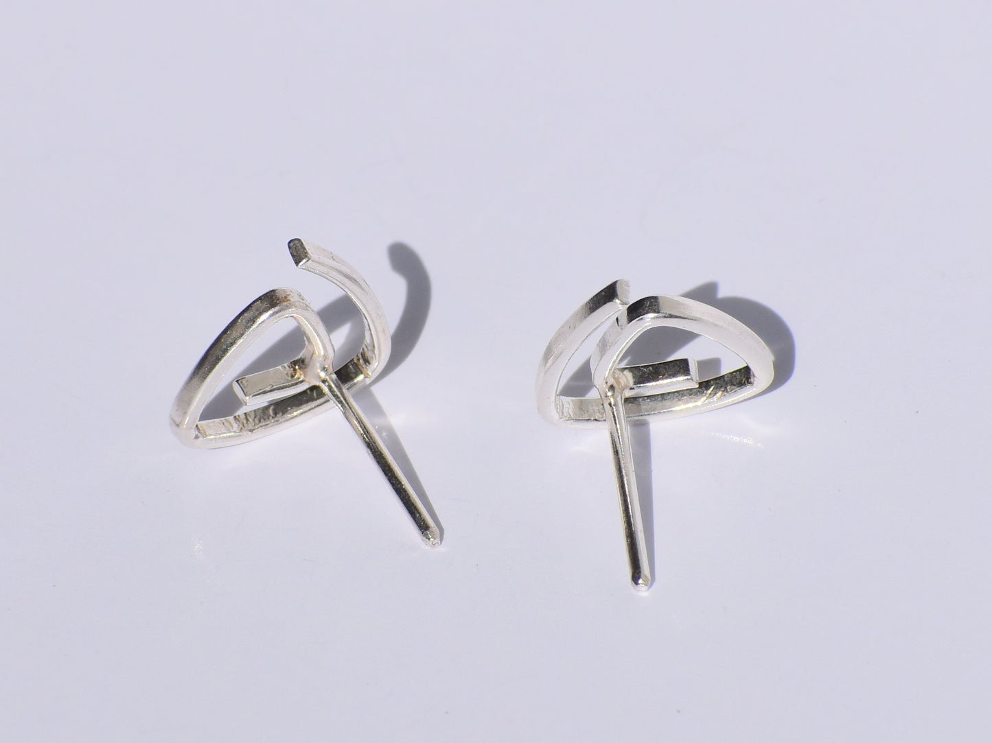 Silver Spiral Studs Earrings, 925 Sterling Silver Studs Earrings, Handmade Studs Earrings, Silver Jewelry, Statement Jewelry, Gift For Women