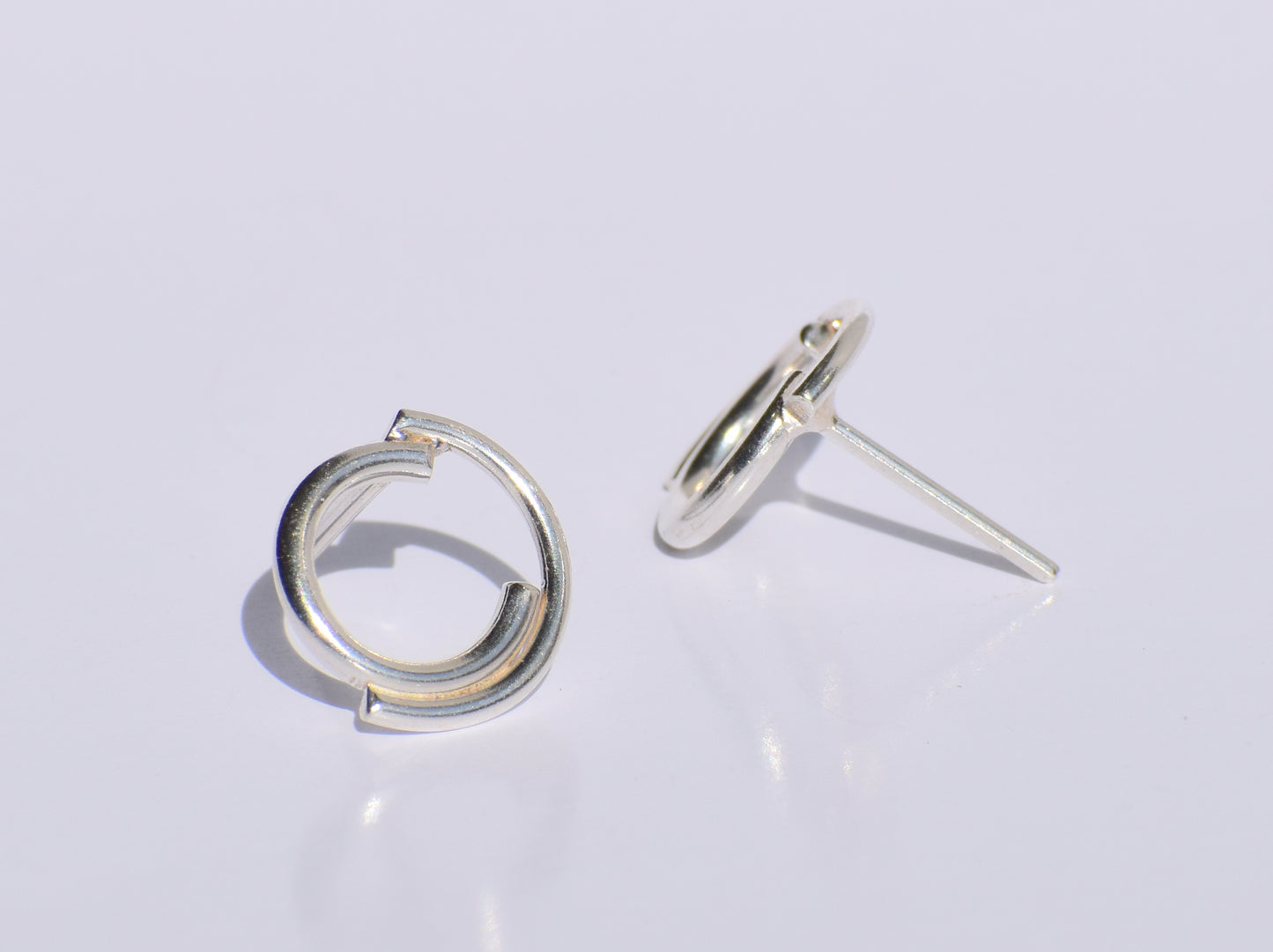 Silver Studs Earrings, Silver Geometric Studs Earrings, 925 Sterling Silver Studs Earrings, Easter's Gift, Women Accessories, Gift For Women