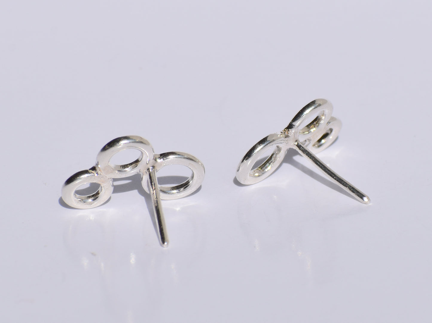 Silver Circle Studs Earrings, Handmade Earrings, 925 Sterling Silver Earrings, Mother's Day Gift, Anniversary Gift, Gift For Her, Gift Item