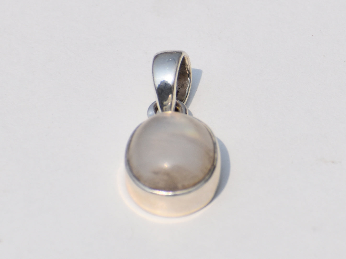 Rainbow Moonstone Pendant, Oval Moonstone, Silver Moonstone Pendant, June Birthstone Pendant, Boho Jewelry, Statement Necklace, Jewelry Gift