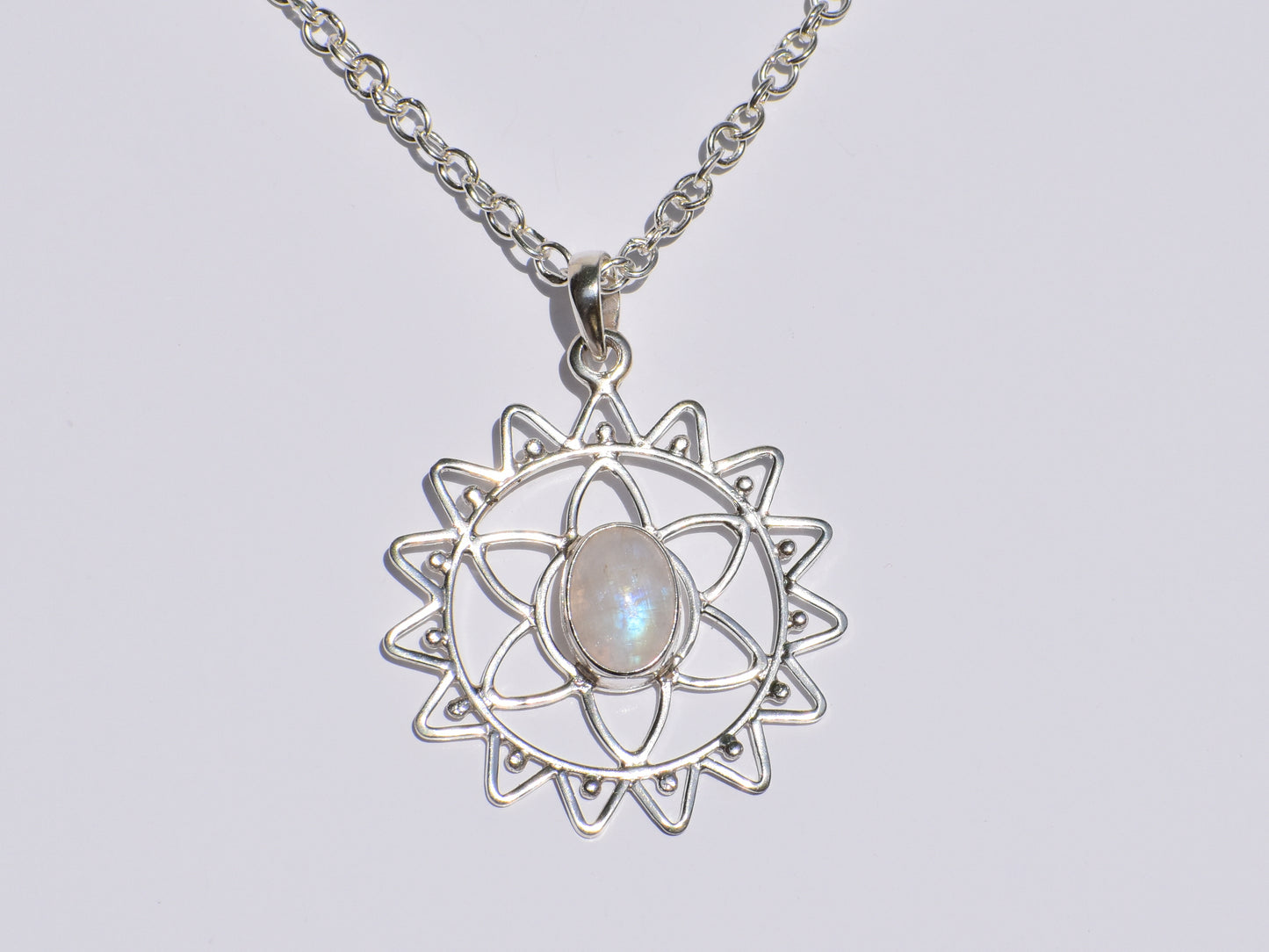 Moonstone Pendant, 925 Sterling Silver Pendant, Handmade Pendant, Healing Gemstone, Solitaire Jewelry, Women Accessory, 925 Silver Necklace