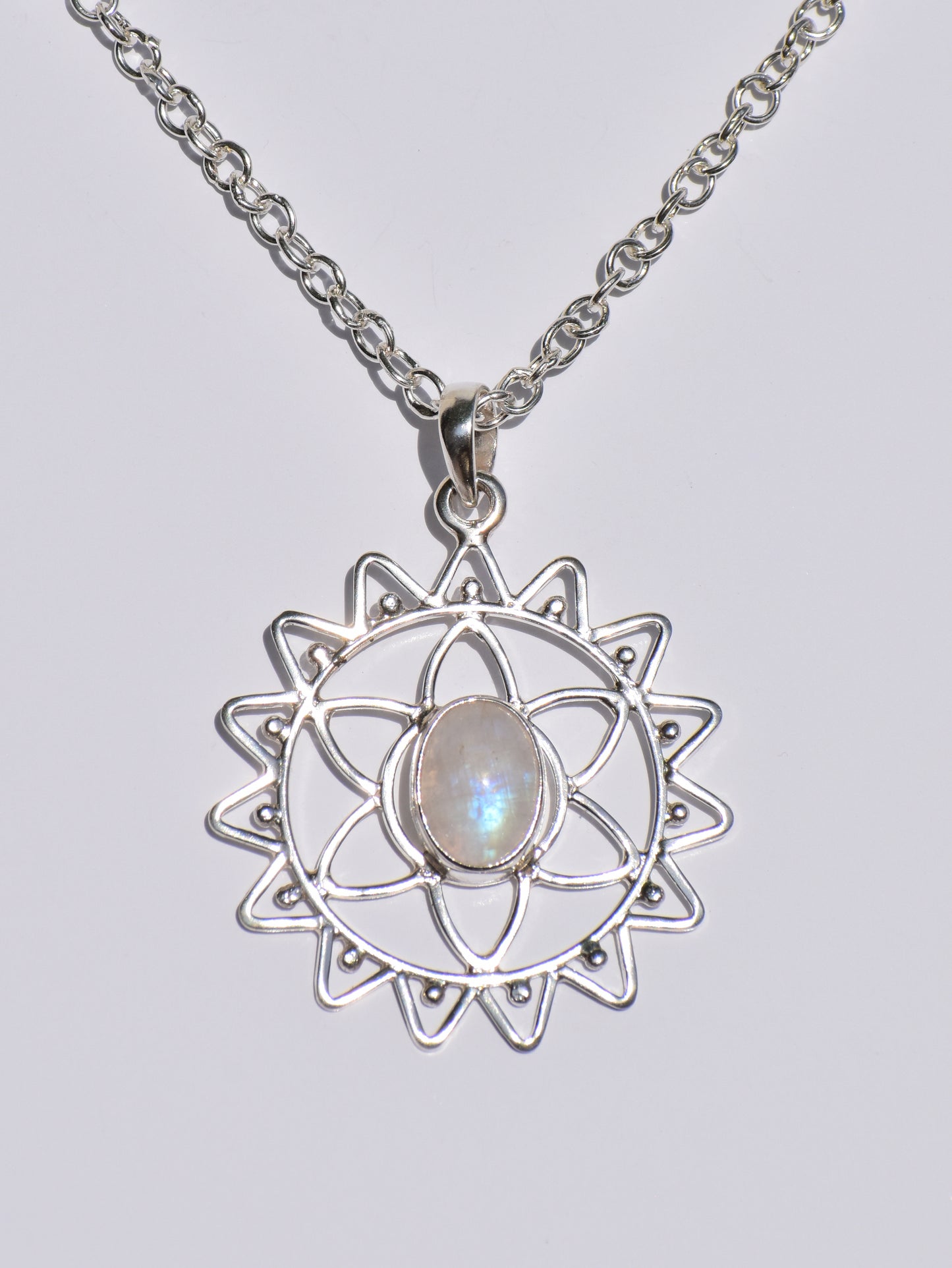 Moonstone Pendant, 925 Sterling Silver Pendant, Handmade Pendant, Healing Gemstone, Solitaire Jewelry, Women Accessory, 925 Silver Necklace