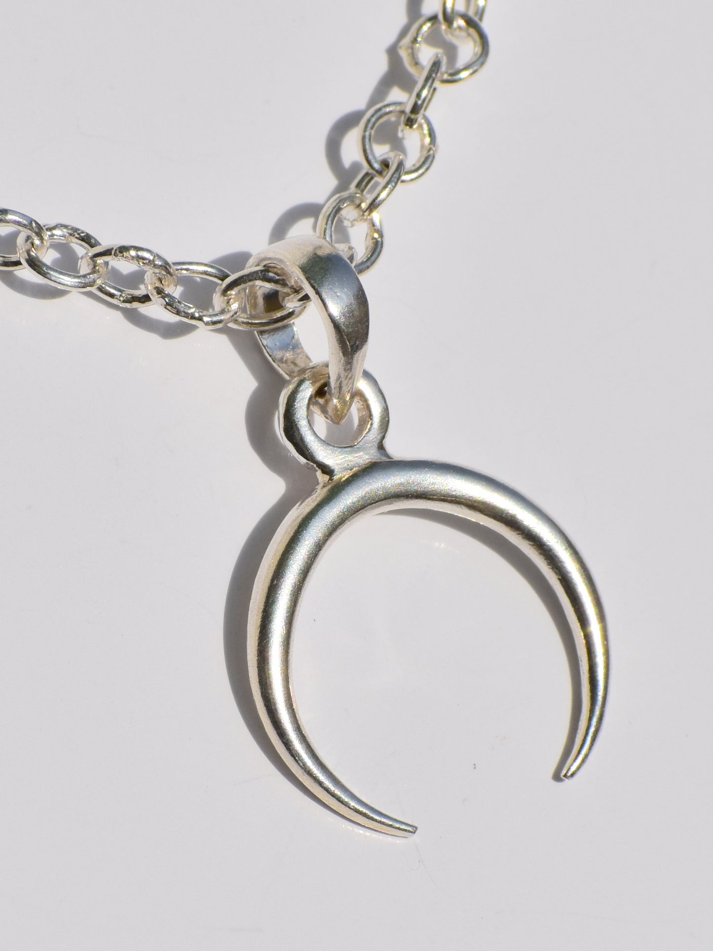 Crescent Moon Pendant, 925 Sterling Silver Pendant, Celestial Jewelry, Wedding Pendant, Unisex Pendant, Womens Pendant, Minimalist Pendant