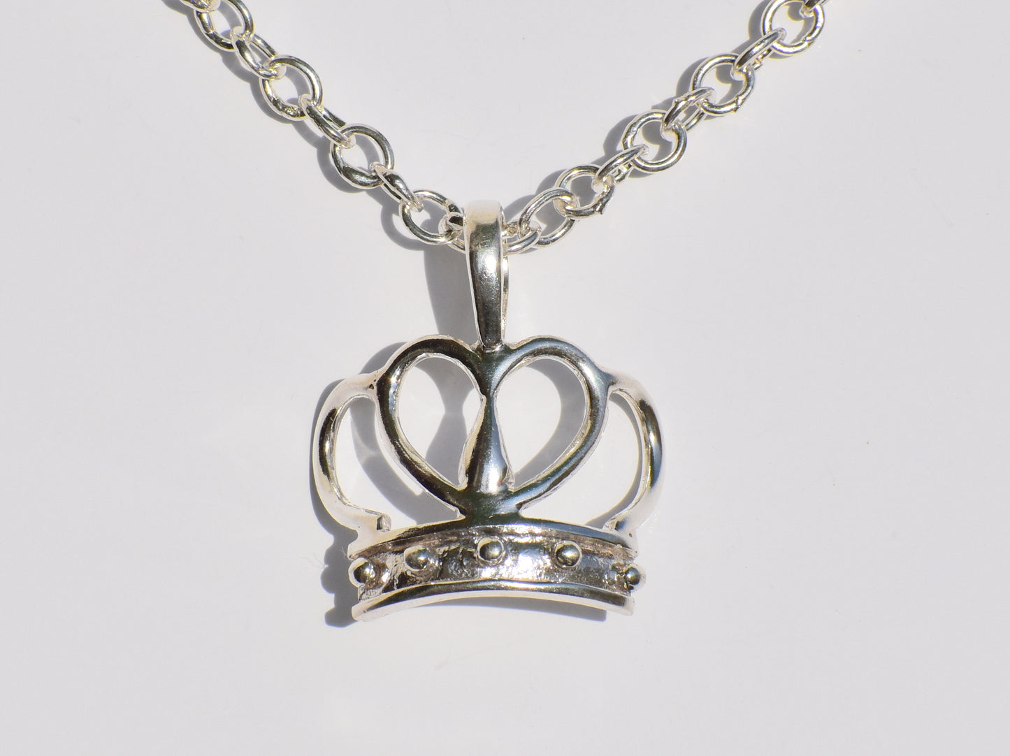 Crown Pendant, 925 Sterling Silver, Statement Jewelry, King Crown Pendant, Princess Jewellery, Queen Necklace, Gift for Her, Gift For Womens