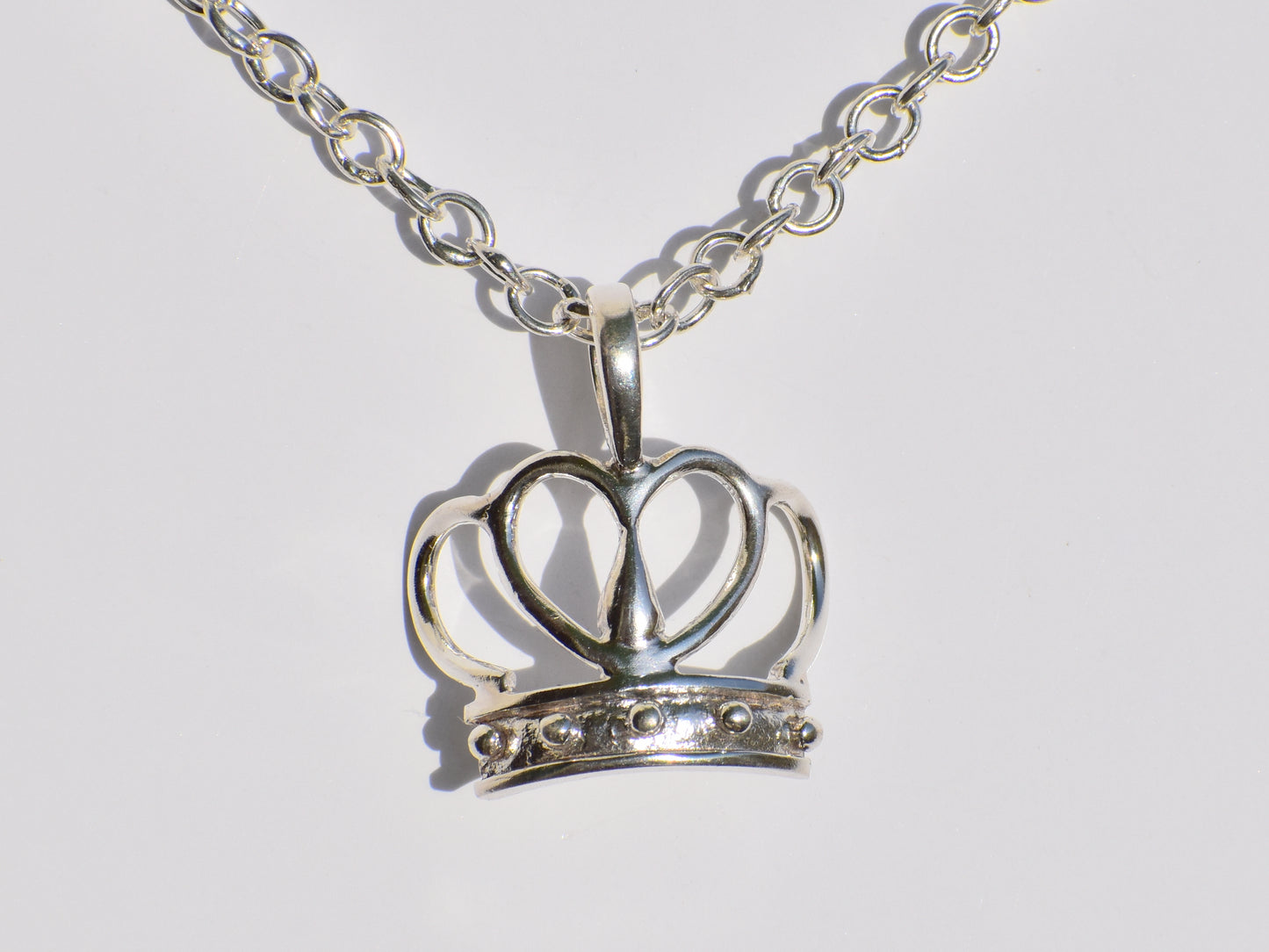 Crown Pendant, 925 Sterling Silver, Statement Jewelry, King Crown Pendant, Princess Jewellery, Queen Necklace, Gift for Her, Gift For Womens