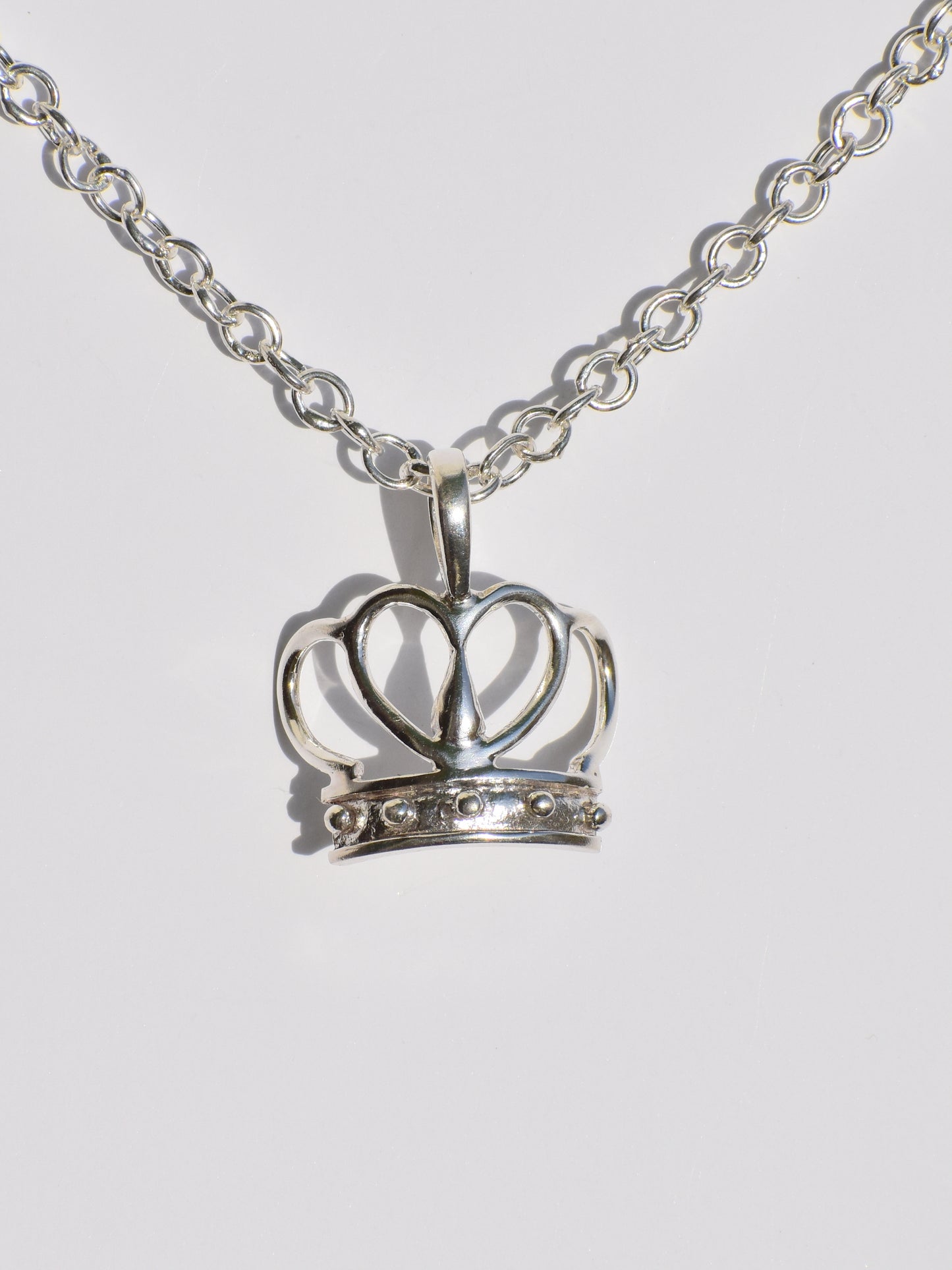 Crown Pendant, 925 Sterling Silver, Statement Jewelry, King Crown Pendant, Princess Jewellery, Queen Necklace, Gift for Her, Gift For Womens