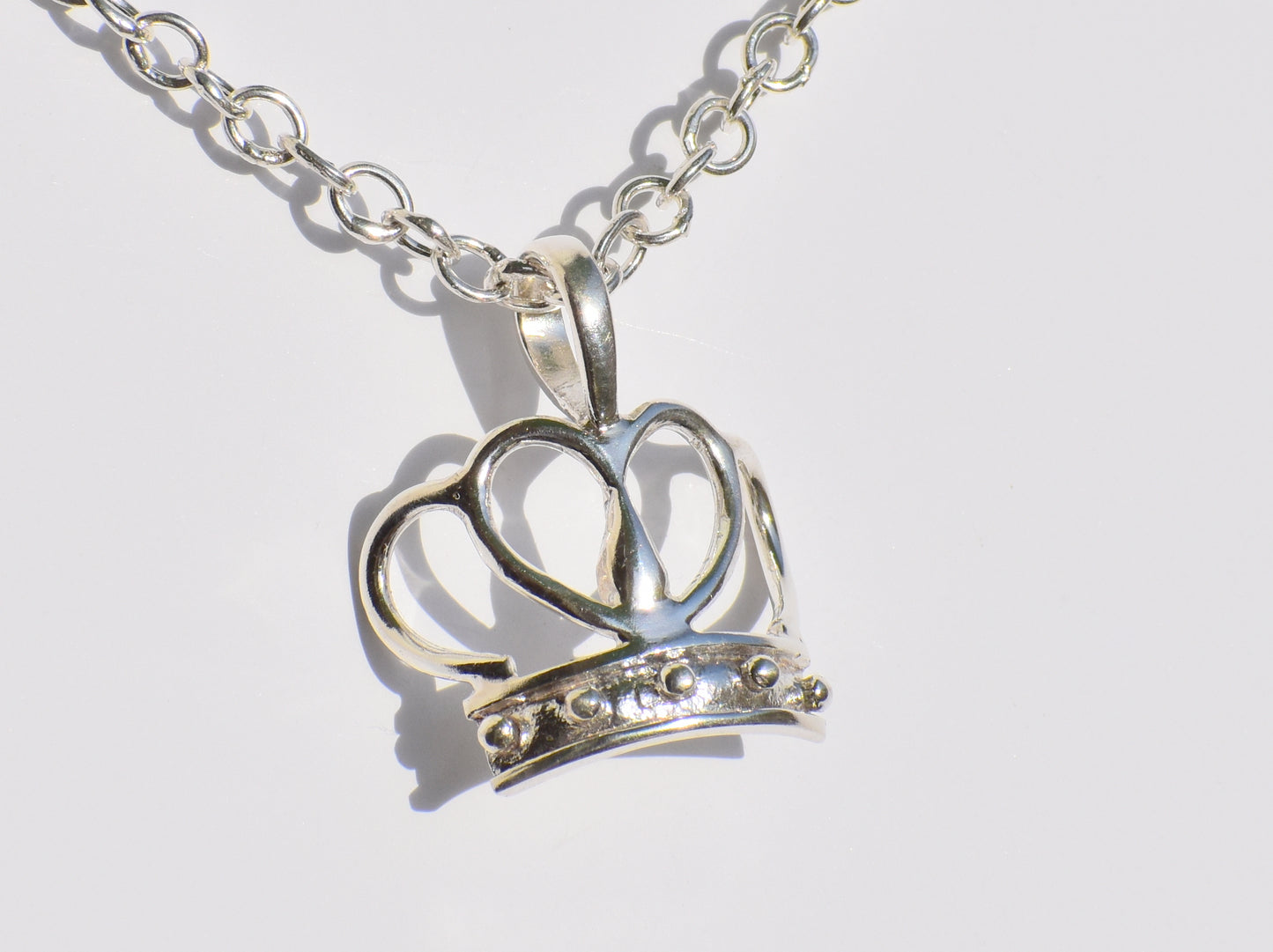Crown Pendant, 925 Sterling Silver, Statement Jewelry, King Crown Pendant, Princess Jewellery, Queen Necklace, Gift for Her, Gift For Womens