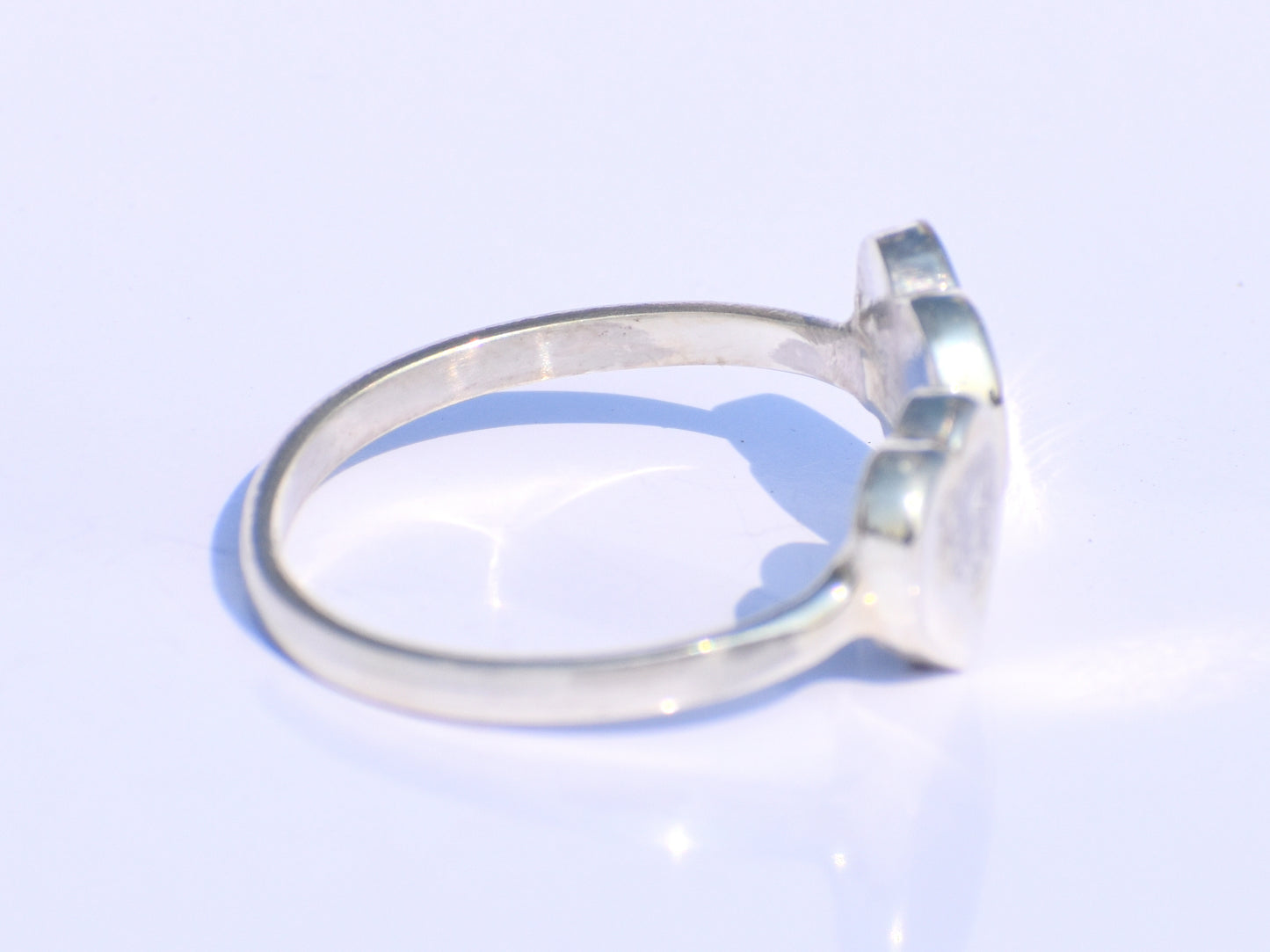 Entwine Silver Heart Ring – Handmade 925 Sterling Silver