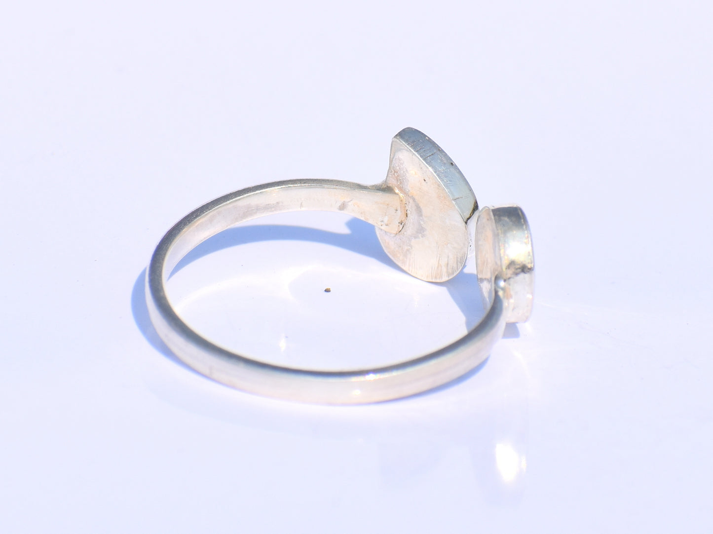 Continuum Silver Semicolon Ring – Handmade 925 Sterling Silver