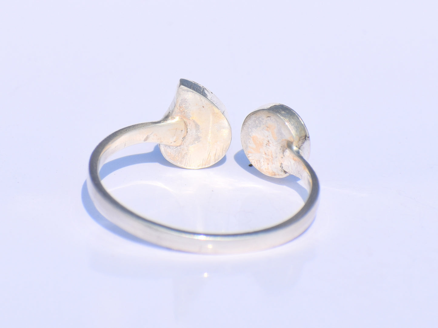 Continuum Silver Semicolon Ring – Handmade 925 Sterling Silver