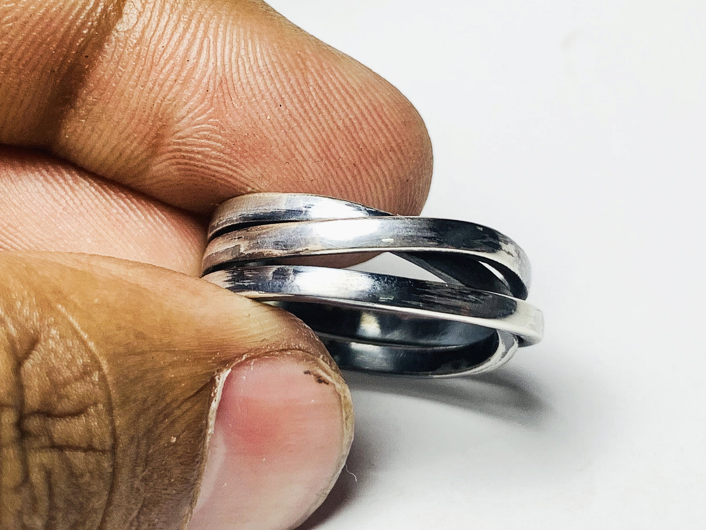 Oxidized Band Ring – Handmade 925 Sterling Silver Bohemian Jewelry