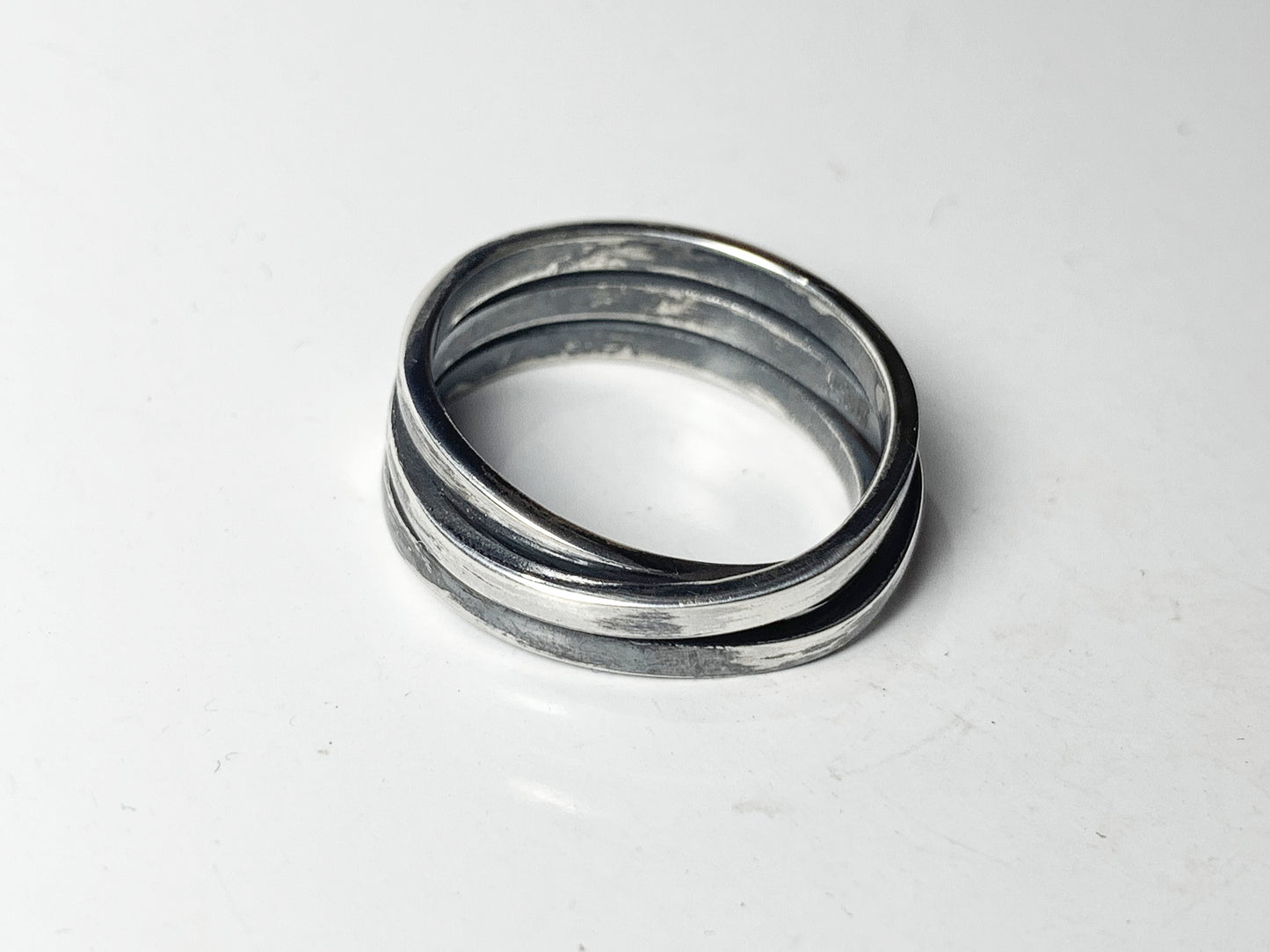 Oxidized Band Ring – Handmade 925 Sterling Silver Bohemian Jewelry