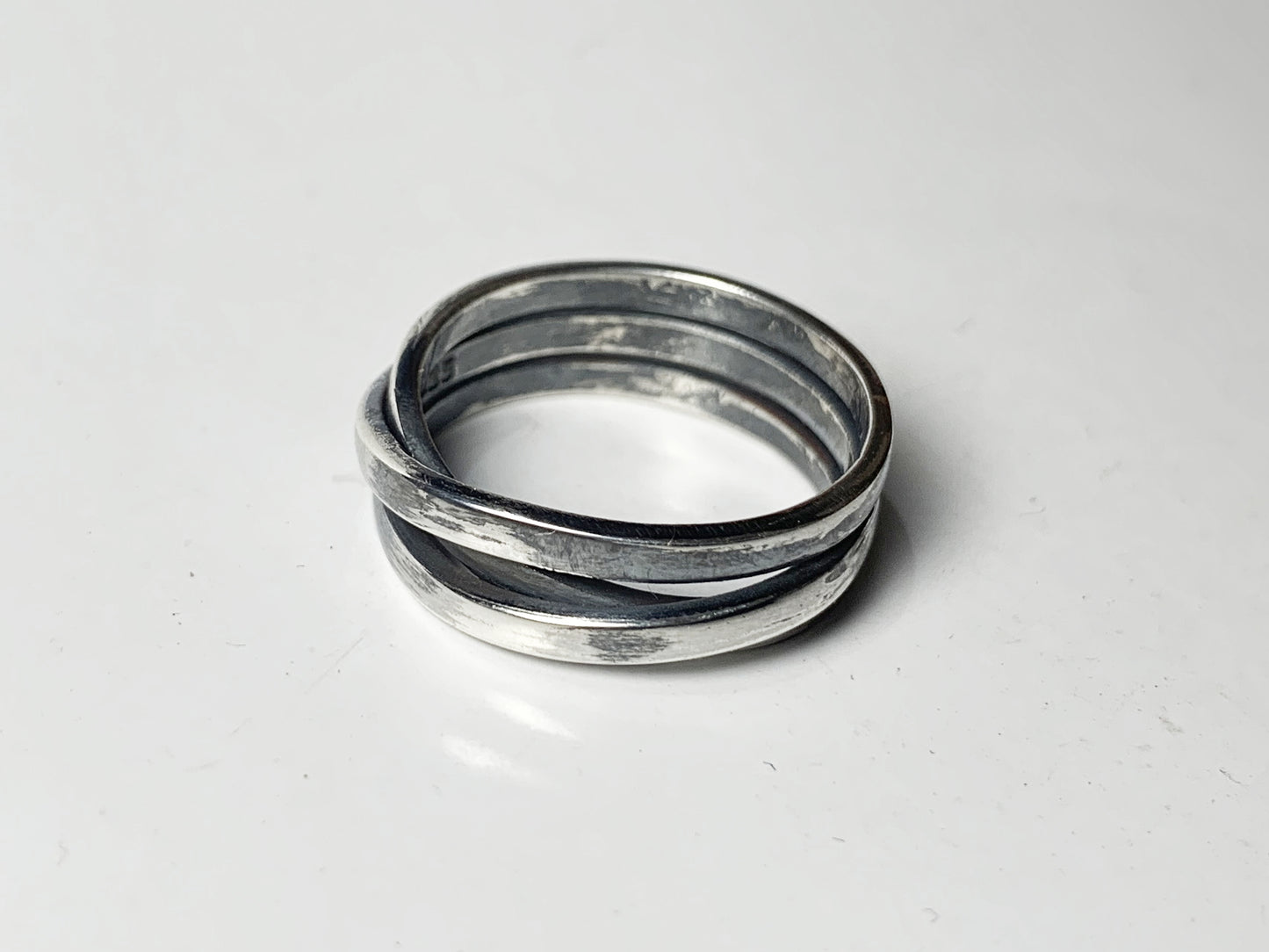 Oxidized Band Ring – Handmade 925 Sterling Silver Bohemian Jewelry