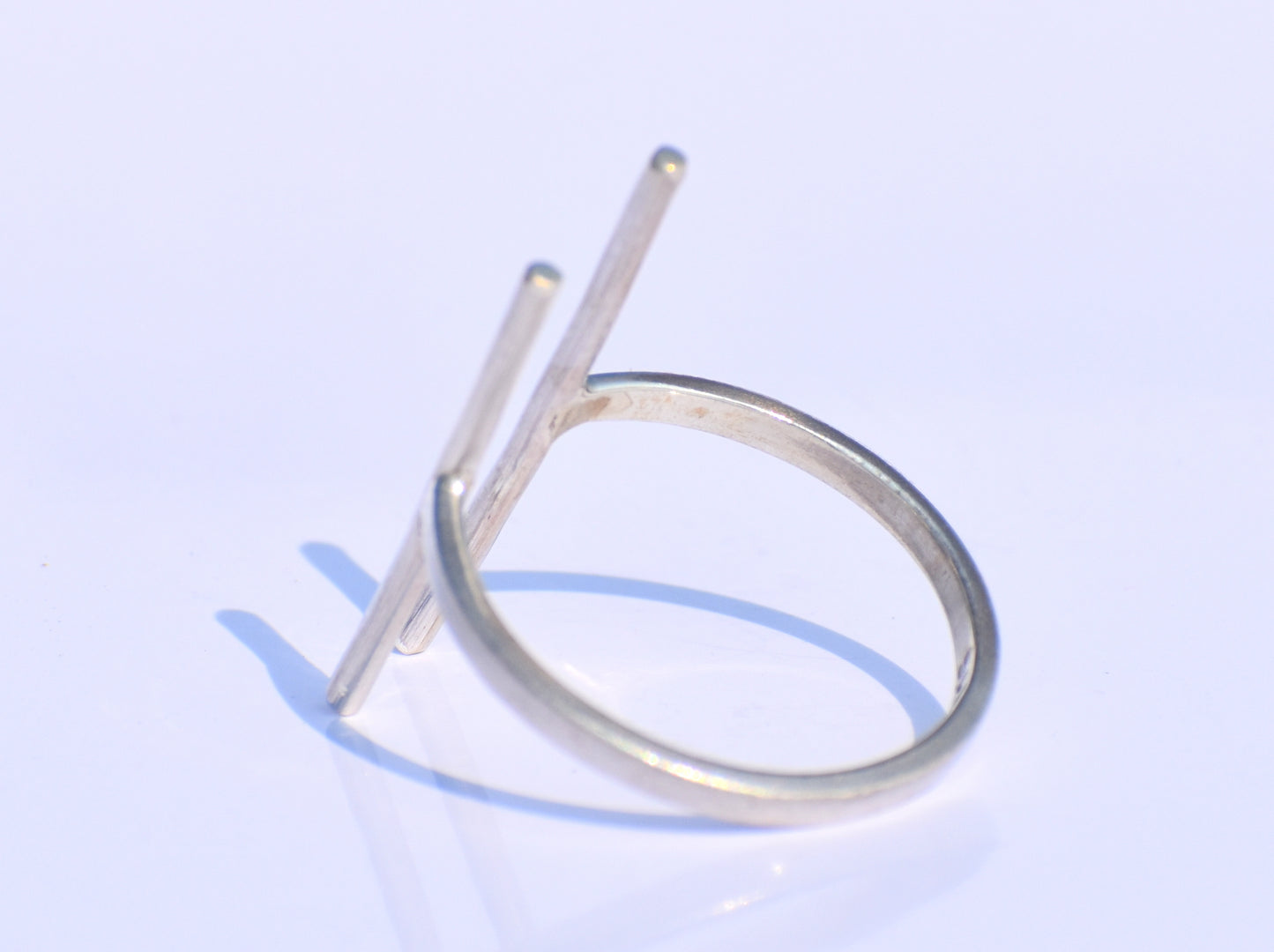 Minimalist Bar Ring – 925 Sterling Silver