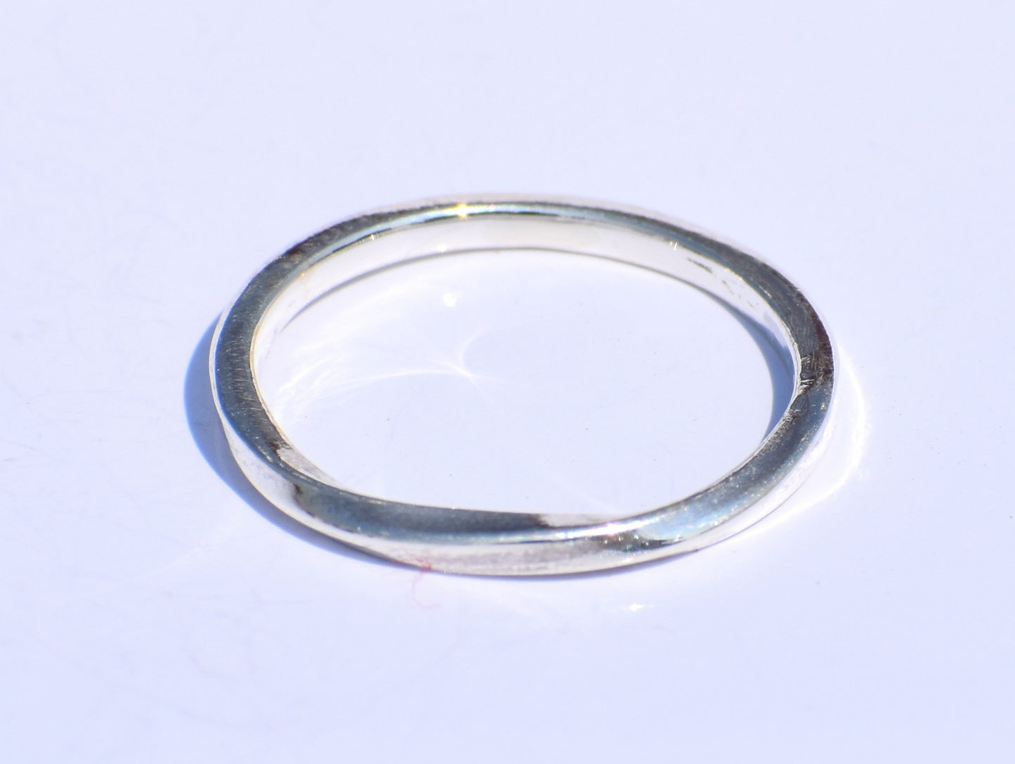 Mobius Ring, Twist Thin Band Ring, Promise Ring, Silver Jewelry, Handmade Jewelry, Dainty Ring, Knuckle Ring, Ring For Her, Christmas Gift