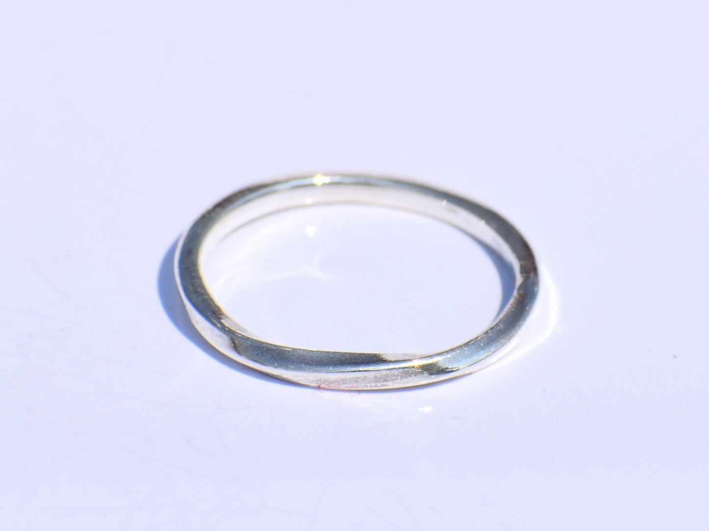 Mobius Ring, Twist Thin Band Ring, Promise Ring, Silver Jewelry, Handmade Jewelry, Dainty Ring, Knuckle Ring, Ring For Her, Christmas Gift