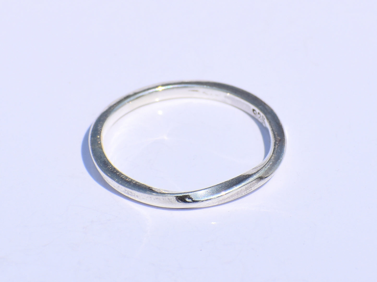 Mobius Ring, Twist Thin Band Ring, Promise Ring, Silver Jewelry, Handmade Jewelry, Dainty Ring, Knuckle Ring, Ring For Her, Christmas Gift