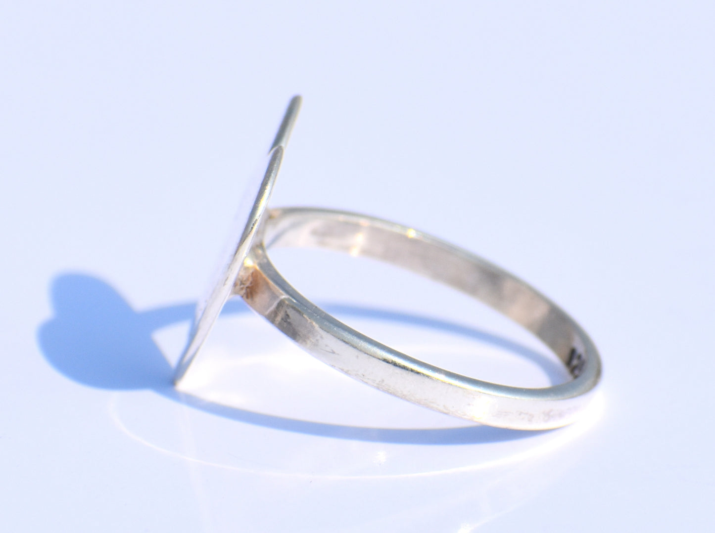 Heart Ring, Love Ring, Minimalist Heart Ring, Sterling Silver Ring, Statement Ring, Bohemian Ring, Promise Ring, Handmade Ring, Gift For Her