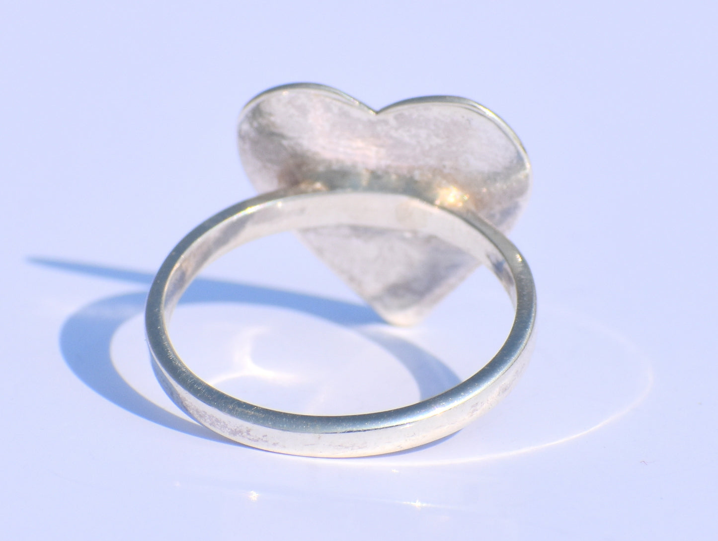 Heart Ring, Love Ring, Minimalist Heart Ring, Sterling Silver Ring, Statement Ring, Bohemian Ring, Promise Ring, Handmade Ring, Gift For Her