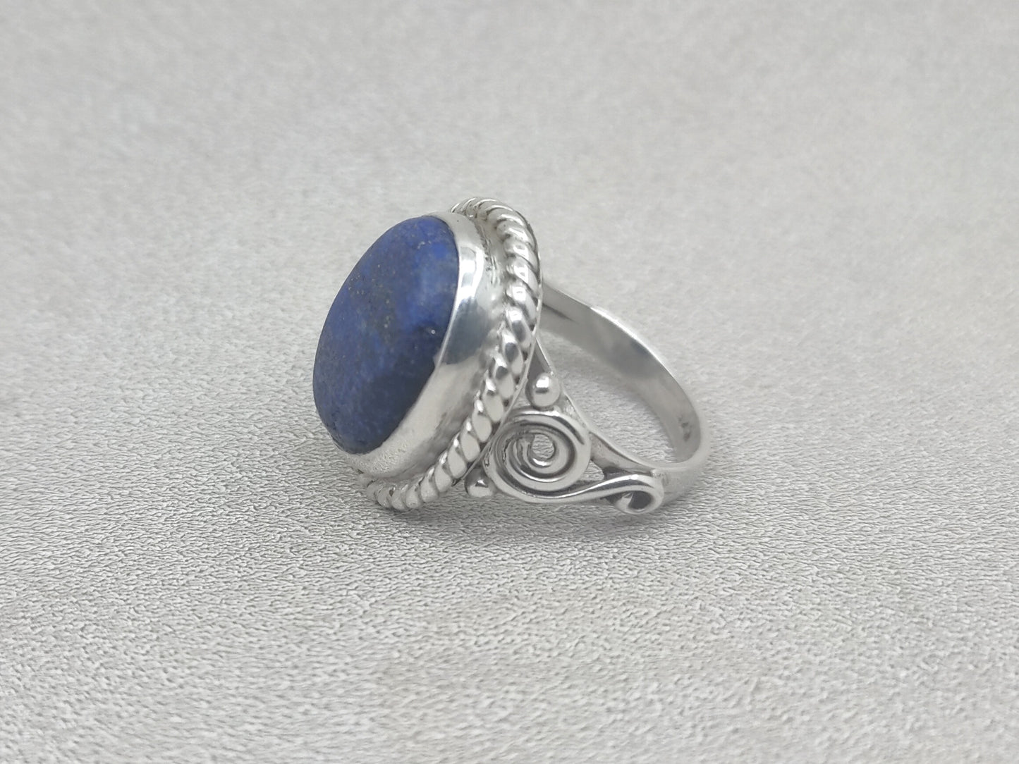 Natural Lapis Lazuli Ring, 925 Sterling Silver Ring, Lapis Ring, Lapis Lazuli Jewelry, Oval Gemstone Ring, Handmade Ring, Rings For Woman
