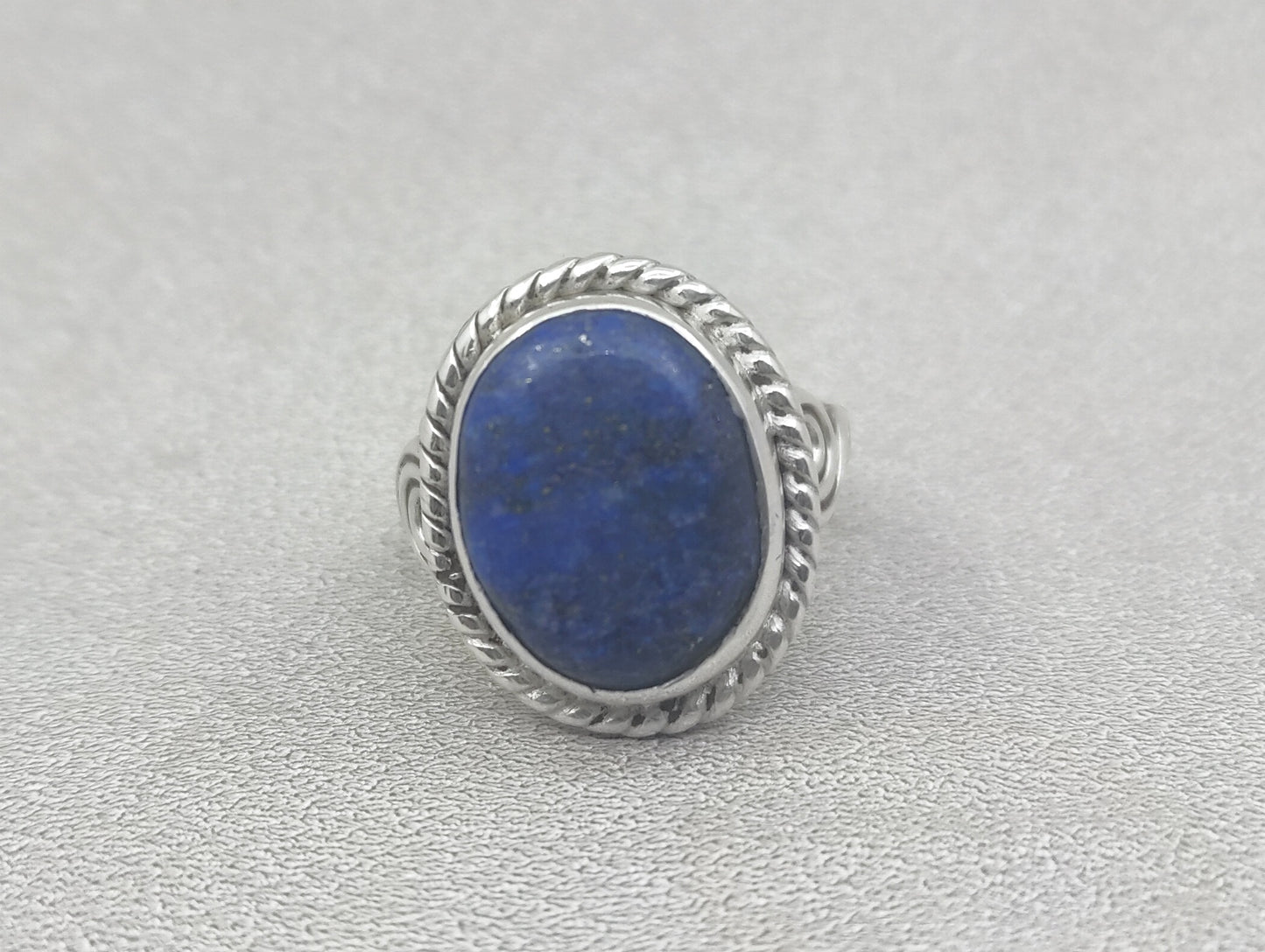 Natural Lapis Lazuli Ring, 925 Sterling Silver Ring, Lapis Ring, Lapis Lazuli Jewelry, Oval Gemstone Ring, Handmade Ring, Rings For Woman