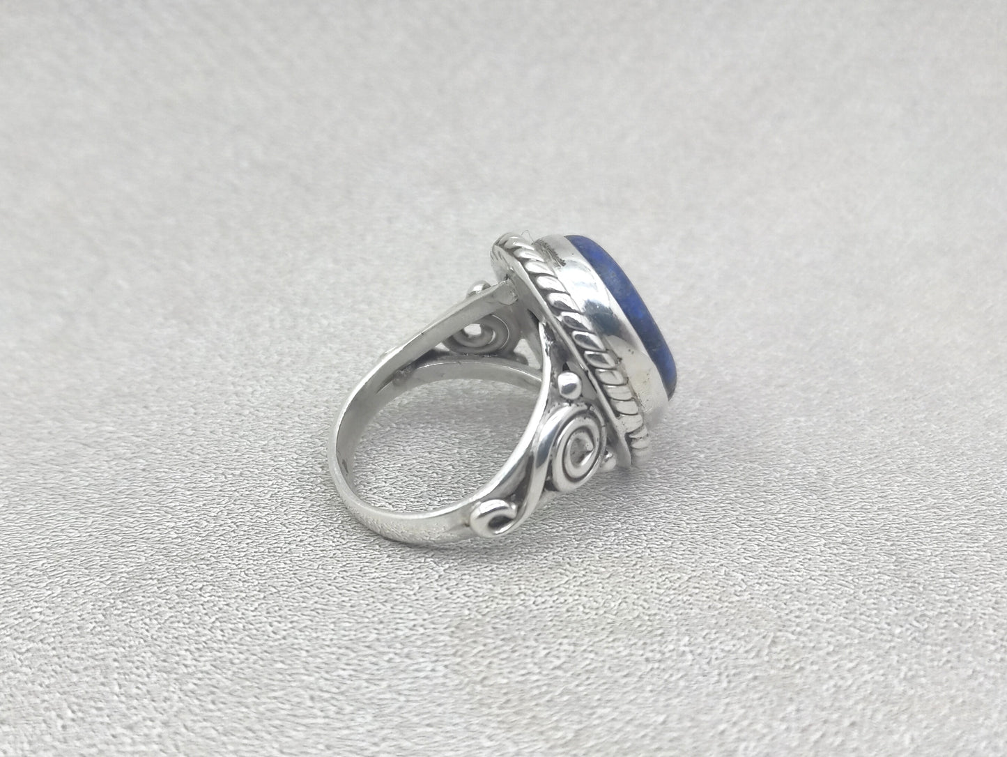Natural Lapis Lazuli Ring, 925 Sterling Silver Ring, Lapis Ring, Lapis Lazuli Jewelry, Oval Gemstone Ring, Handmade Ring, Rings For Woman