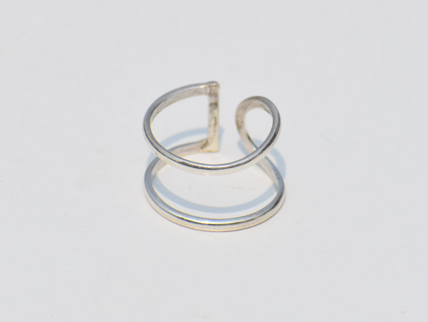 Silver Band Ring, Thin Dainty Ring, Sterling Silver Ring, Adjustable Ring, Silver Midi Ring, Statement Ring, Anniversary Gift, Gift For Her