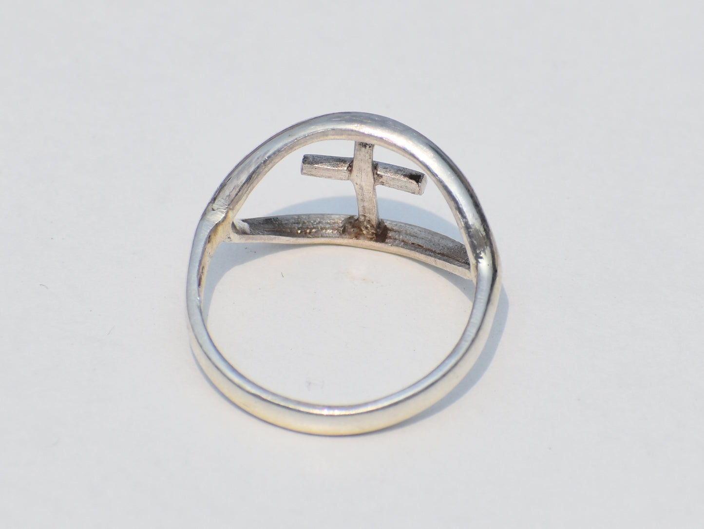 Silver Symbol Ring, Handmade Ring, Boho Ring, Jesus Christ Ring, Promise Ring, Ring For Her, Unique Ring, Statement Ring, Protection Jewelry