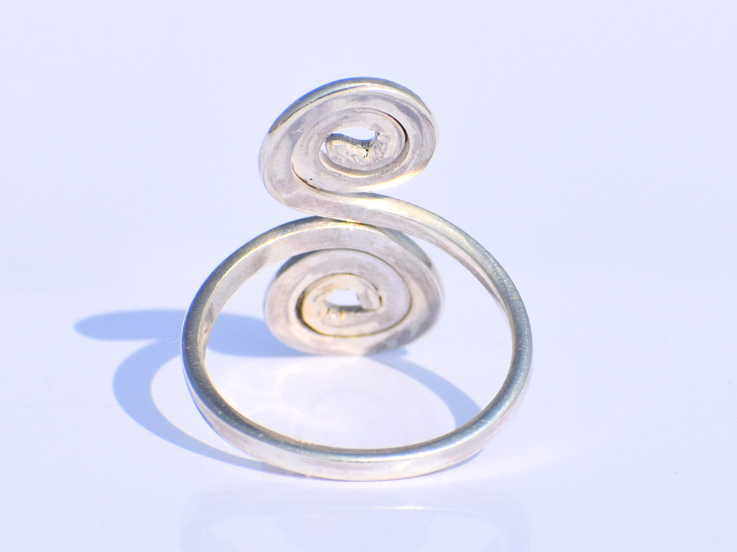 Double Coils Ring, Swing Jewelry, Spiral Ring, Wedding Jewelry, Bridal Shower Jewelry, Handcrafted Jewelry, Women's Fashion, Back To School
