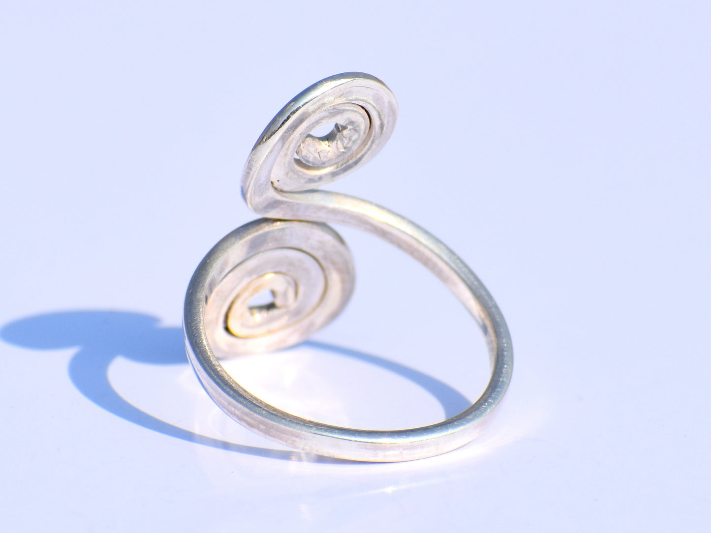 Double Coils Ring, Swing Jewelry, Spiral Ring, Wedding Jewelry, Bridal Shower Jewelry, Handcrafted Jewelry, Women's Fashion, Back To School