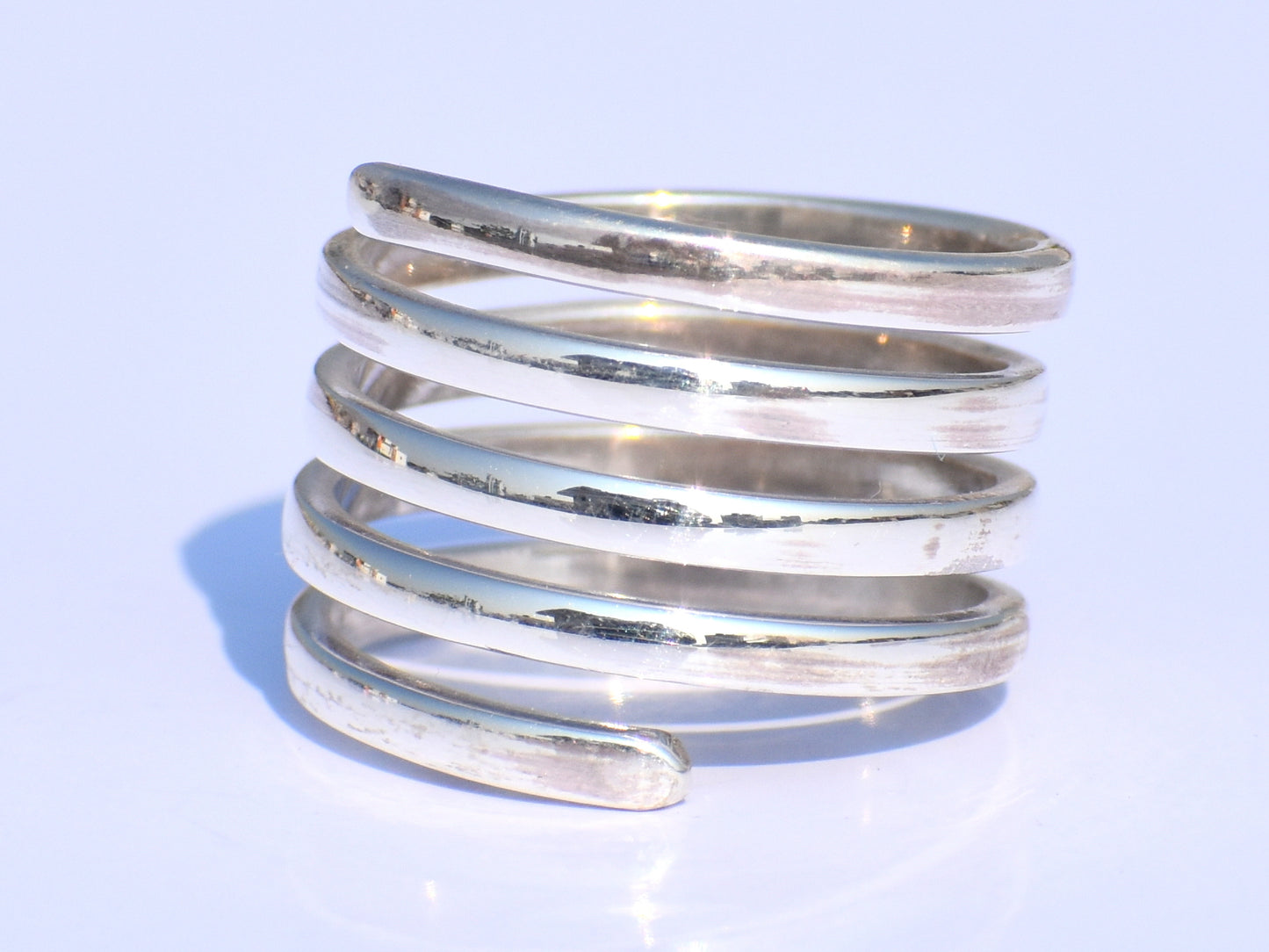 Spiral Ring, 925 Silver Ring, Handmade Ring, Chunky Ring, Band Ring, Adjustable Ring, Swirl Ring, Unisex Ring, Wedding Gift, Ring For Women