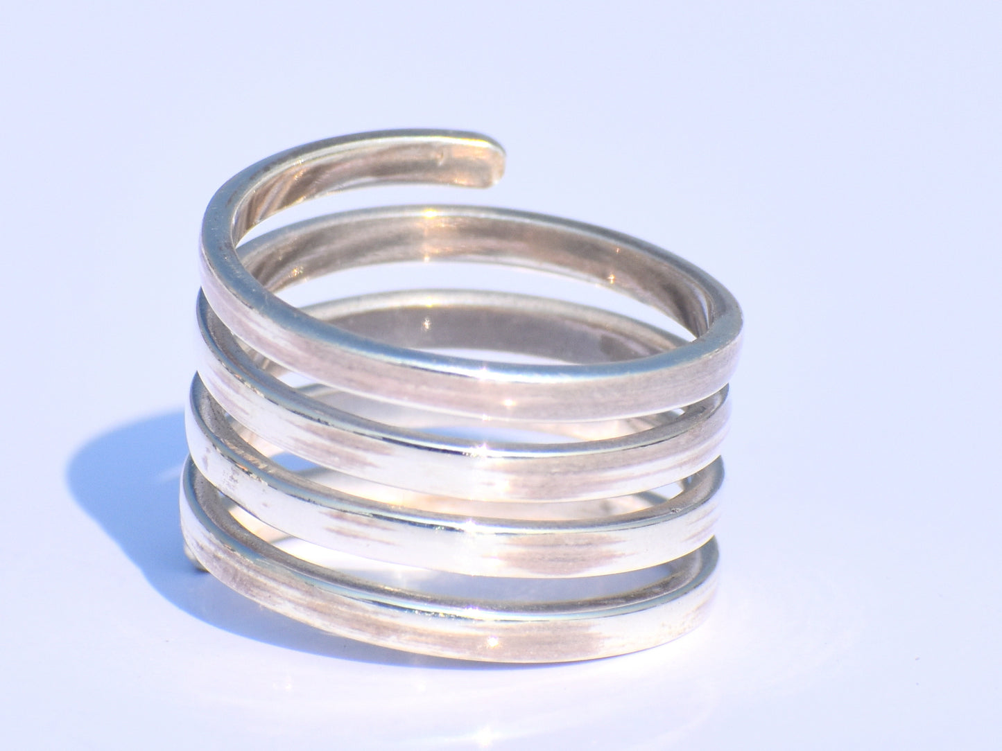 Spiral Ring, 925 Silver Ring, Handmade Ring, Chunky Ring, Band Ring, Adjustable Ring, Swirl Ring, Unisex Ring, Wedding Gift, Ring For Women