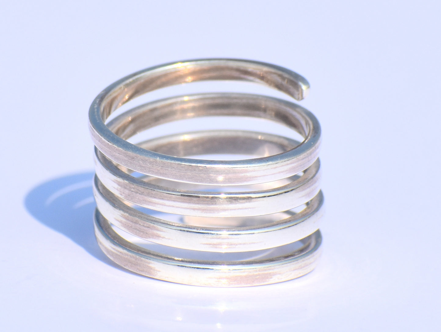 Spiral Ring, 925 Silver Ring, Handmade Ring, Chunky Ring, Band Ring, Adjustable Ring, Swirl Ring, Unisex Ring, Wedding Gift, Ring For Women