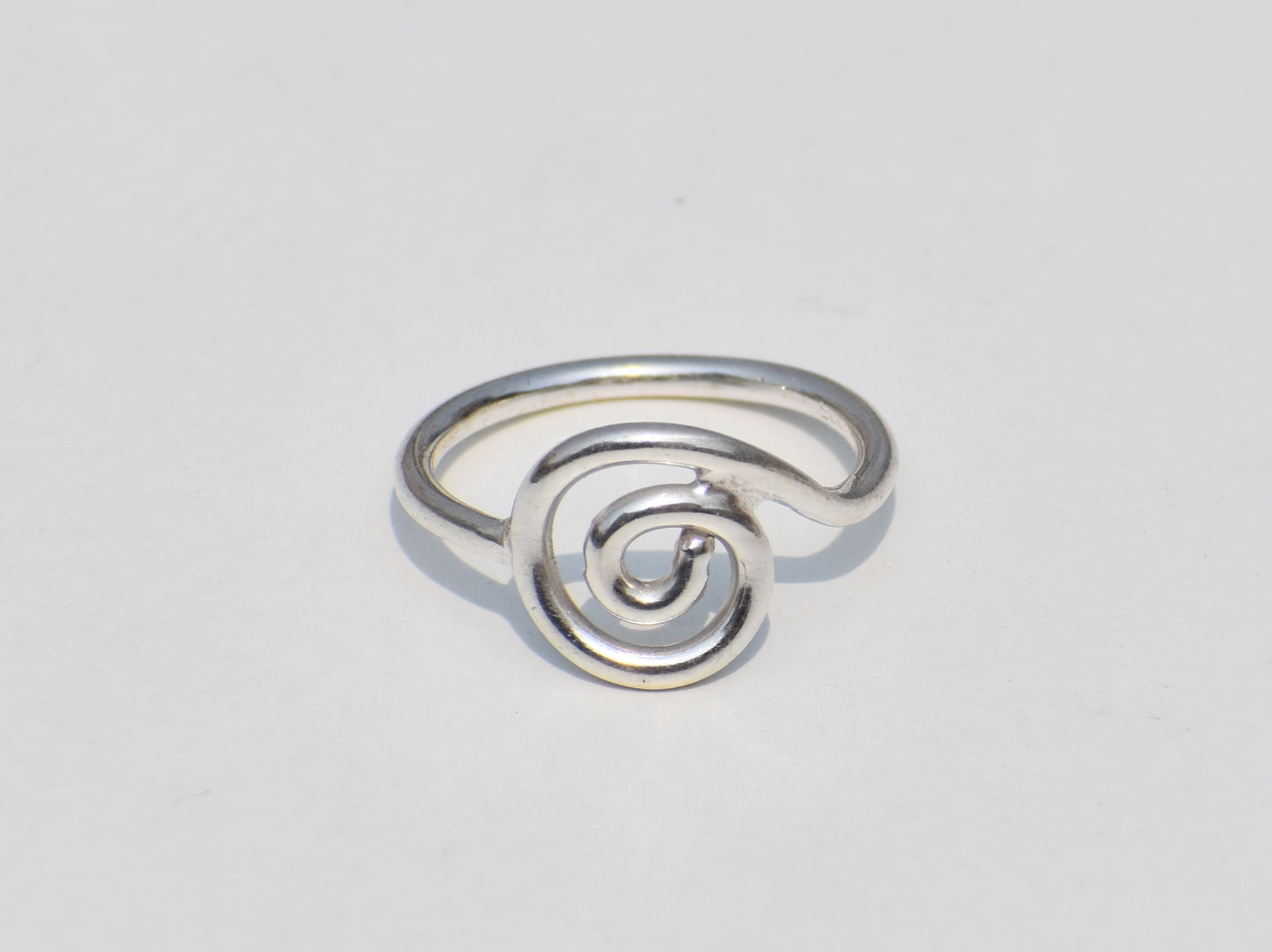 Spiral Ring, Silver Ring, Swirl Ring, Unisex Ring, Meditation Ring, Promise Ring, Bohemian Jewelry, Chunky Ring, Coil Ring, Everyday Jewelry