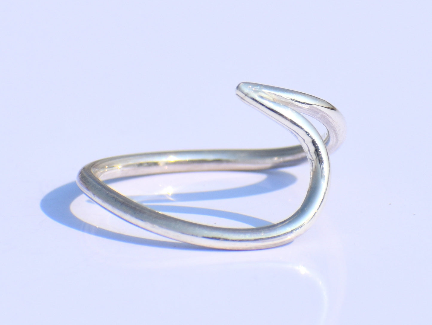 Wave Ring, Surfer Ring, 925 Sterling Silver Ring, Dainty Wave Ring, Pura Vida Ring, Stacking Ring, Beach Nautical Style, Wave Ring For Women