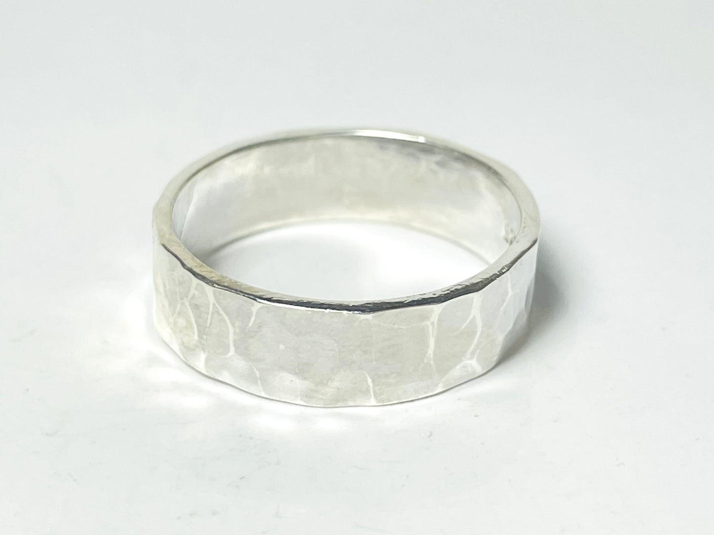 Hammered Ring, Band Ring, 925 Sterling Silver Ring, Handmade Ring, Mens Band Ring, Wedding Ring, Statement Ring, Christmas Gift, Silver Ring