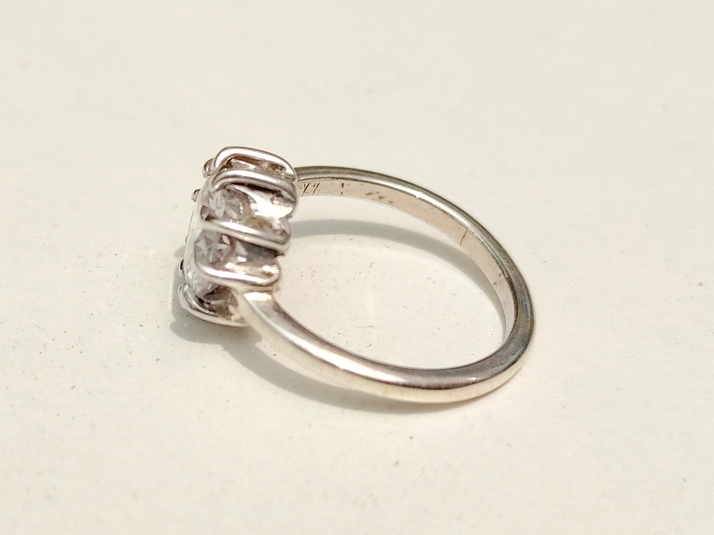 Zircon Ring, Sterling Silver Ring, Silver Dainty Ring, Statement Ring, Wedding Gift, Engagement Gift, Bohemian Ring, Gift For Women, Ring