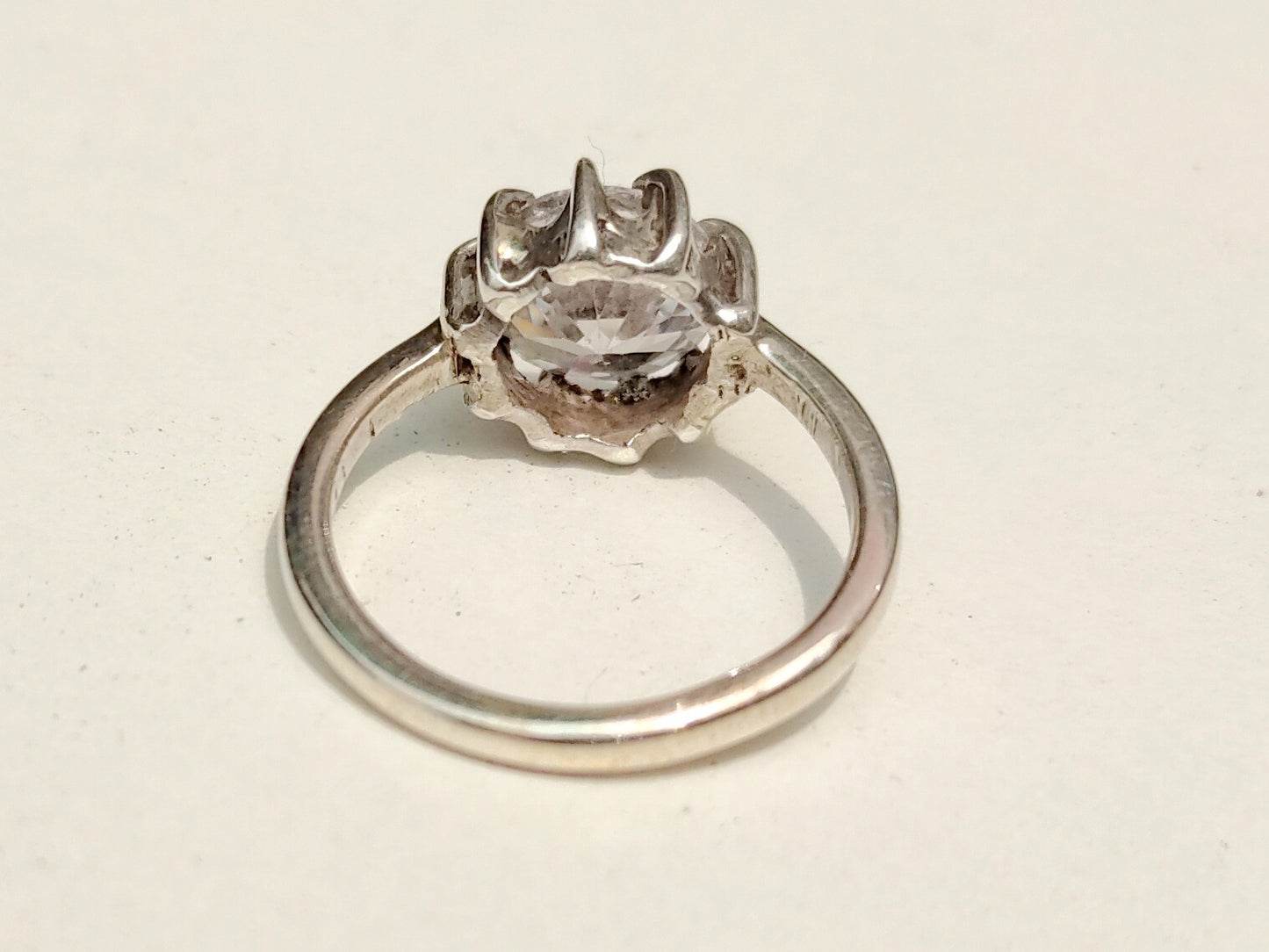 Zircon Ring, Sterling Silver Ring, Silver Dainty Ring, Statement Ring, Wedding Gift, Engagement Gift, Bohemian Ring, Gift For Women, Ring