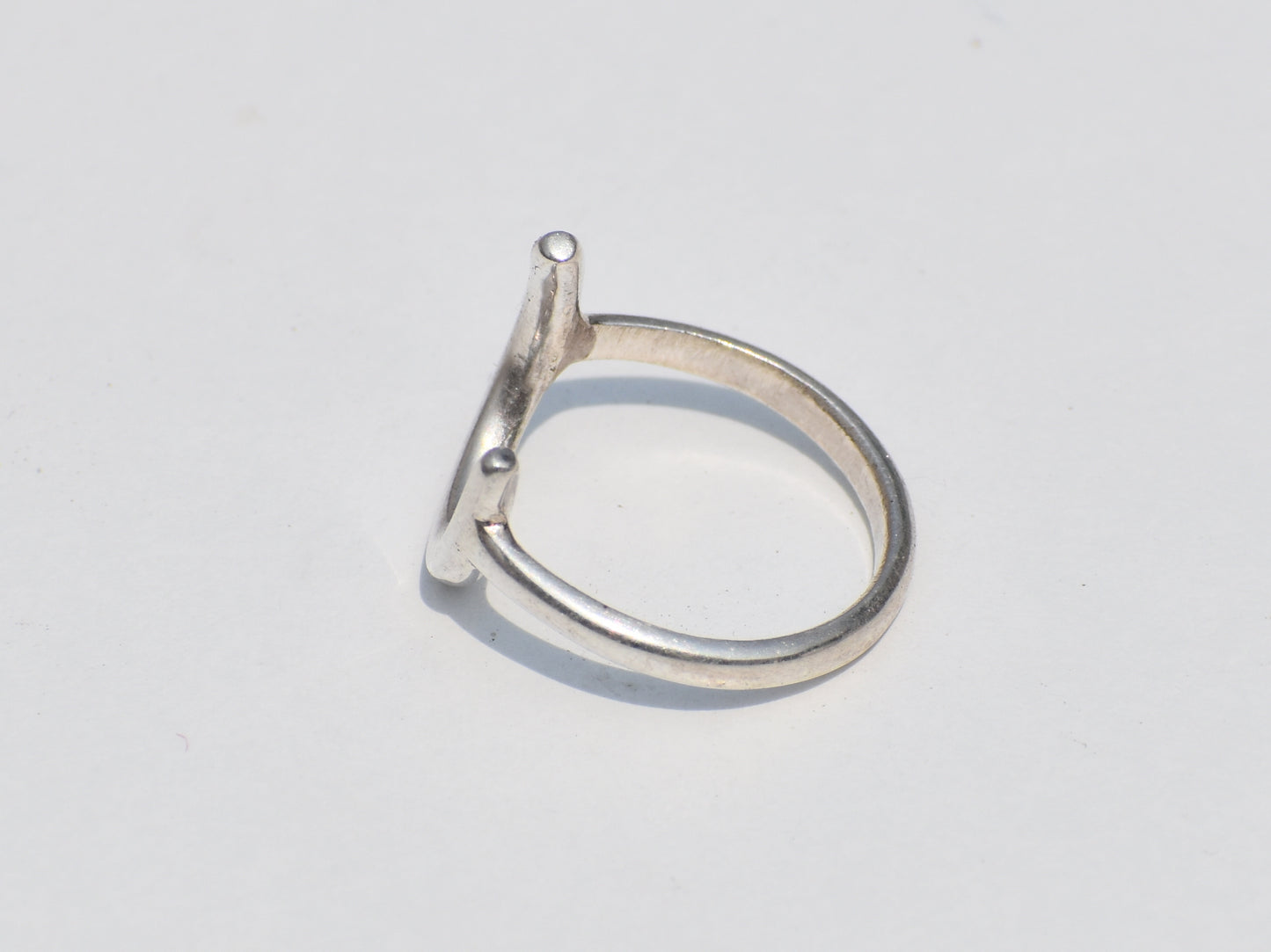 Crescent Moon Ring, 925 Sterling Silver Ring, Handmade C Alphabet Ring, Knuckle Ring, Statement Ring, Everyday Stackable Ring, Gift For Her