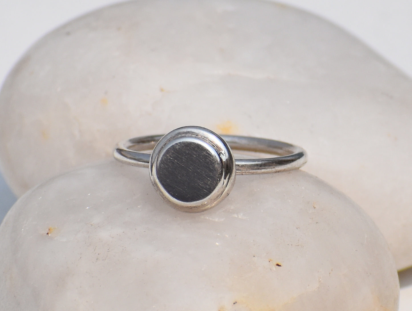 Deligate Ring, Simple Shield Ring, Sterling Silver Ring, Button Ring, Dot Ring, Handmade Ring, Silver Body, Promise Gift, Gift For Everyone