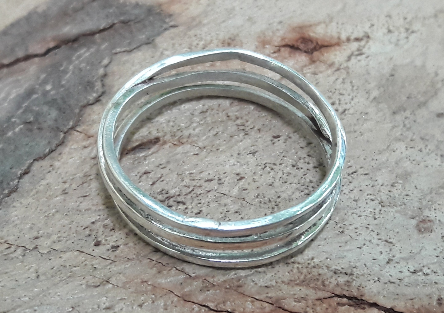 Minimalist Spiral Ring, 925 Sterling Silver Ring, Handmade Silver Ring, Thin Dainty Ring, Christmas Gift, Best Friend Gift, Girlfriend Gift