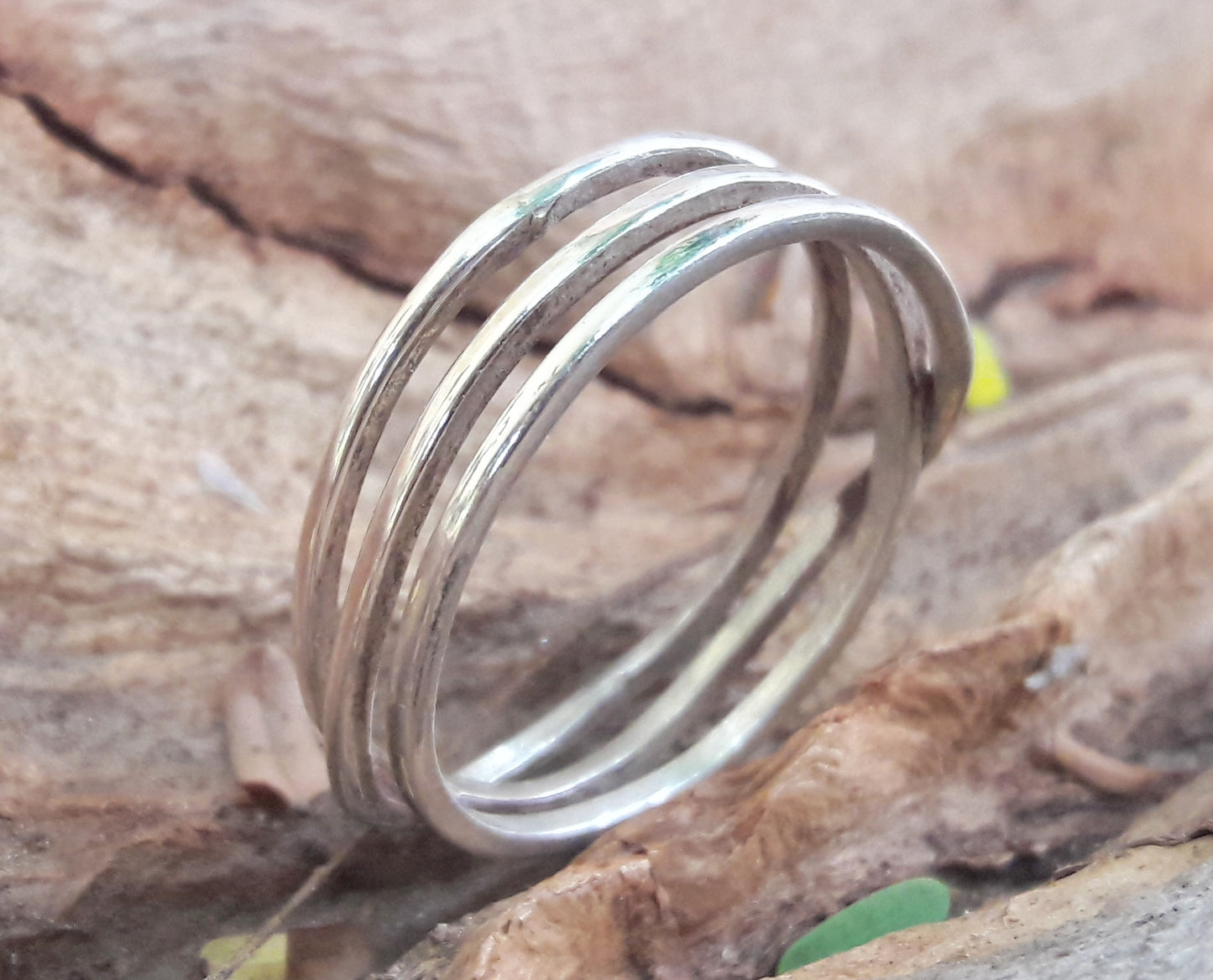 Minimalist Spiral Ring, 925 Sterling Silver Ring, Handmade Silver Ring, Thin Dainty Ring, Christmas Gift, Best Friend Gift, Girlfriend Gift