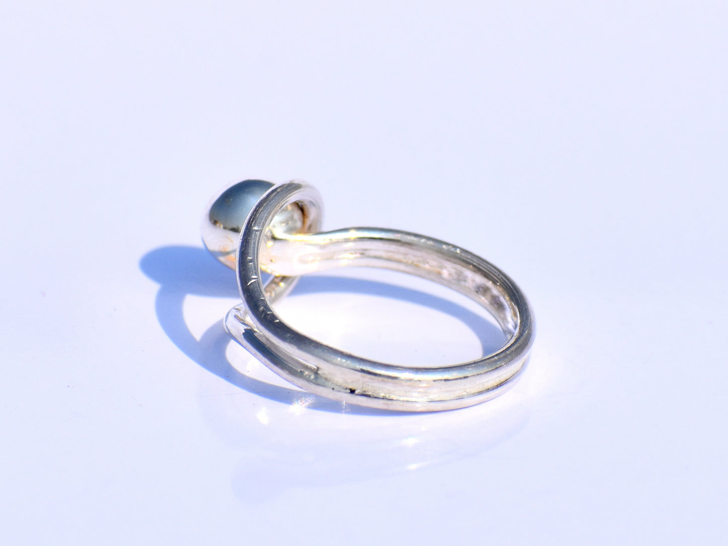 Silver Dot Ring, Stacking Ring, Boho Ring, Handmade Ring, Sterling Silver Ring, Unisex Ring, Friendship Ring, Anniversary Gift, Gift For Her