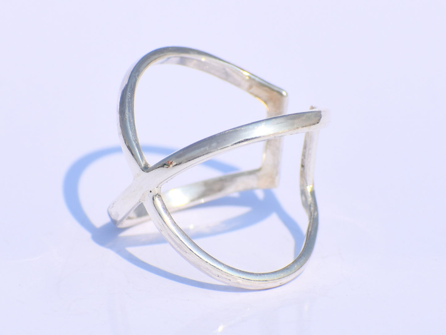 Criss Cross Ring, X Ring, Sterling Silver Ring, Dainty Ring, Adjustable Ring, Infinity Ring, Statement Ring, Bohemian Jewelry, Ring For Her