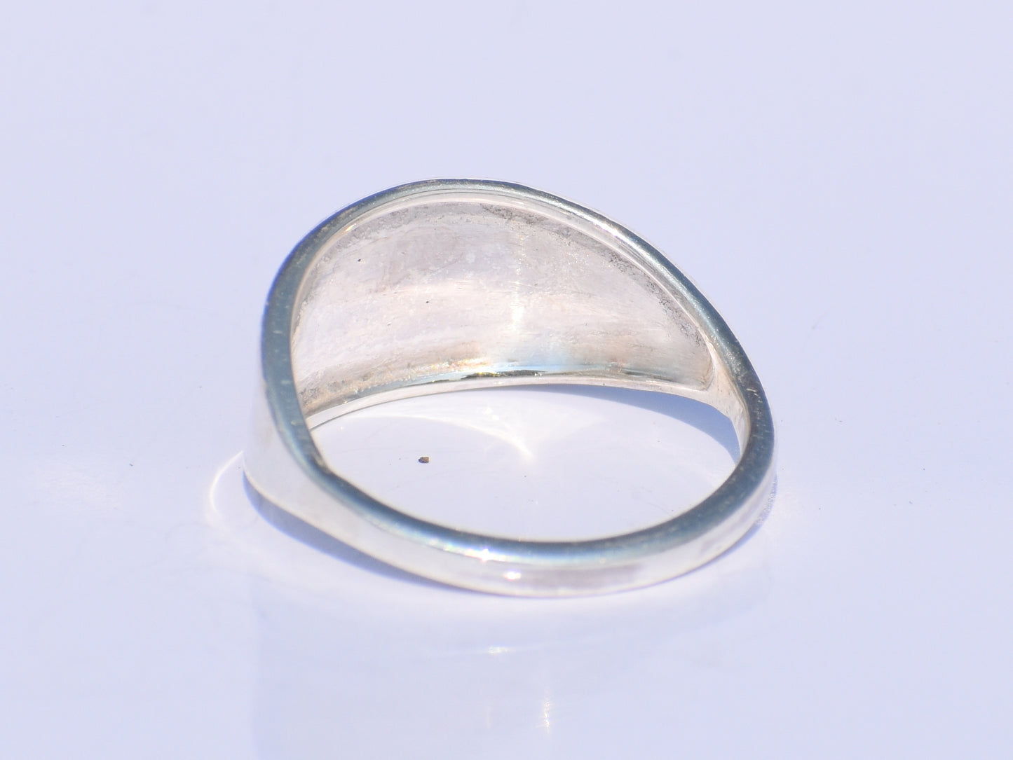 Signet Ring, Plain Design Ring, Pure Sterling Silver Ring, Simple Ring, Promise Ring, Unisex Ring, Everyday Ring, Band Ring , back To School