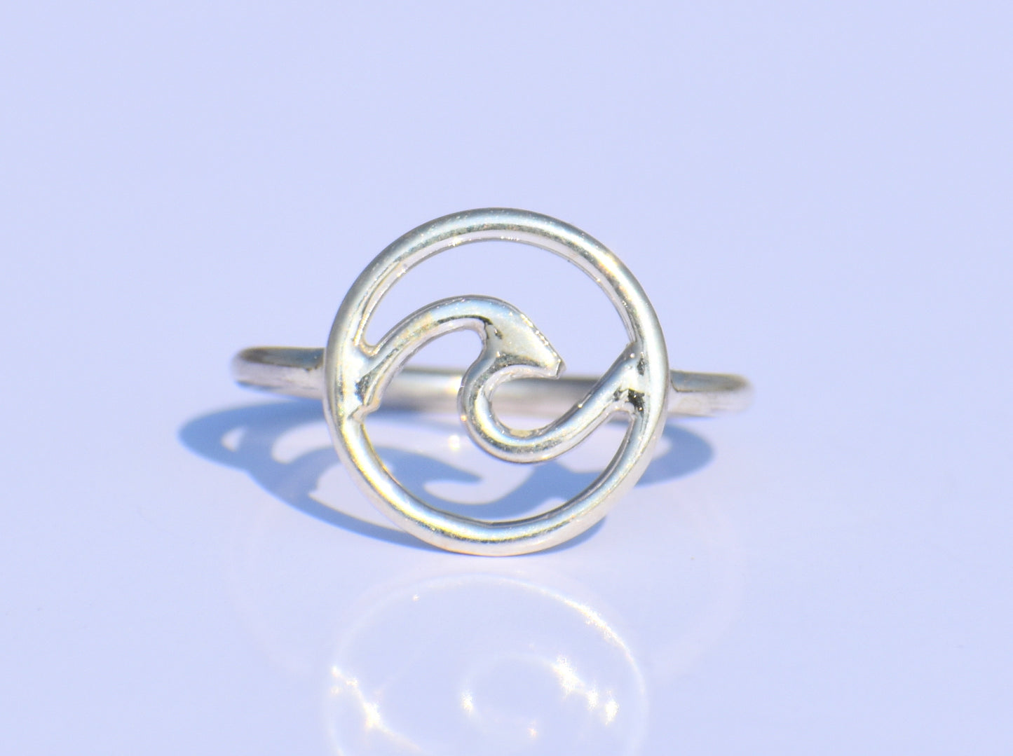 Silver Wave Ring, 925 Sterling Silver Ring, Unisex Ring, Minimalist Ring, Handmade Ring, Stacking Ring, Silver Dainty Ring, Anniversary Gift